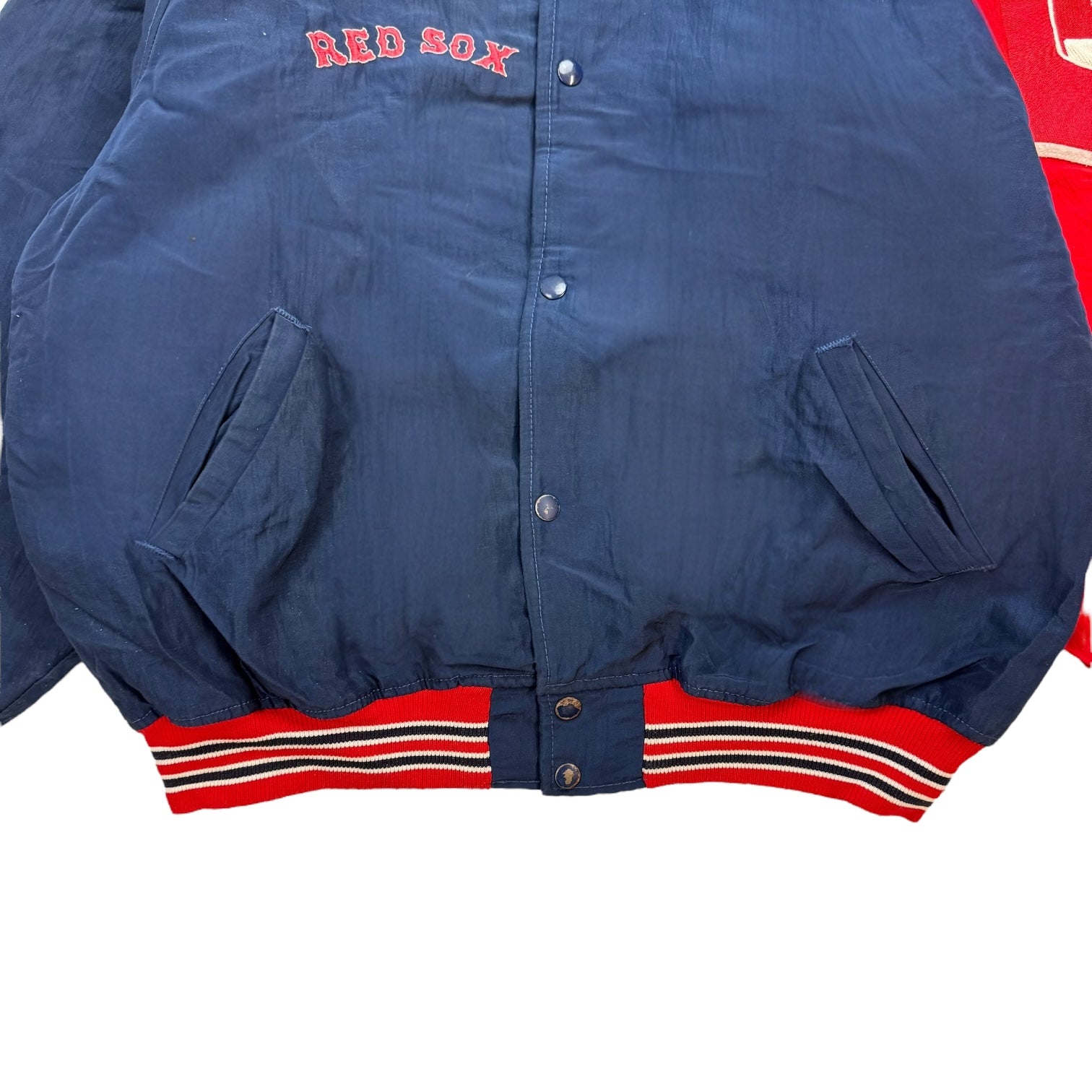 Vintage Starter Diamond Collection Boston Red Sox Training Jacket Blue/Red