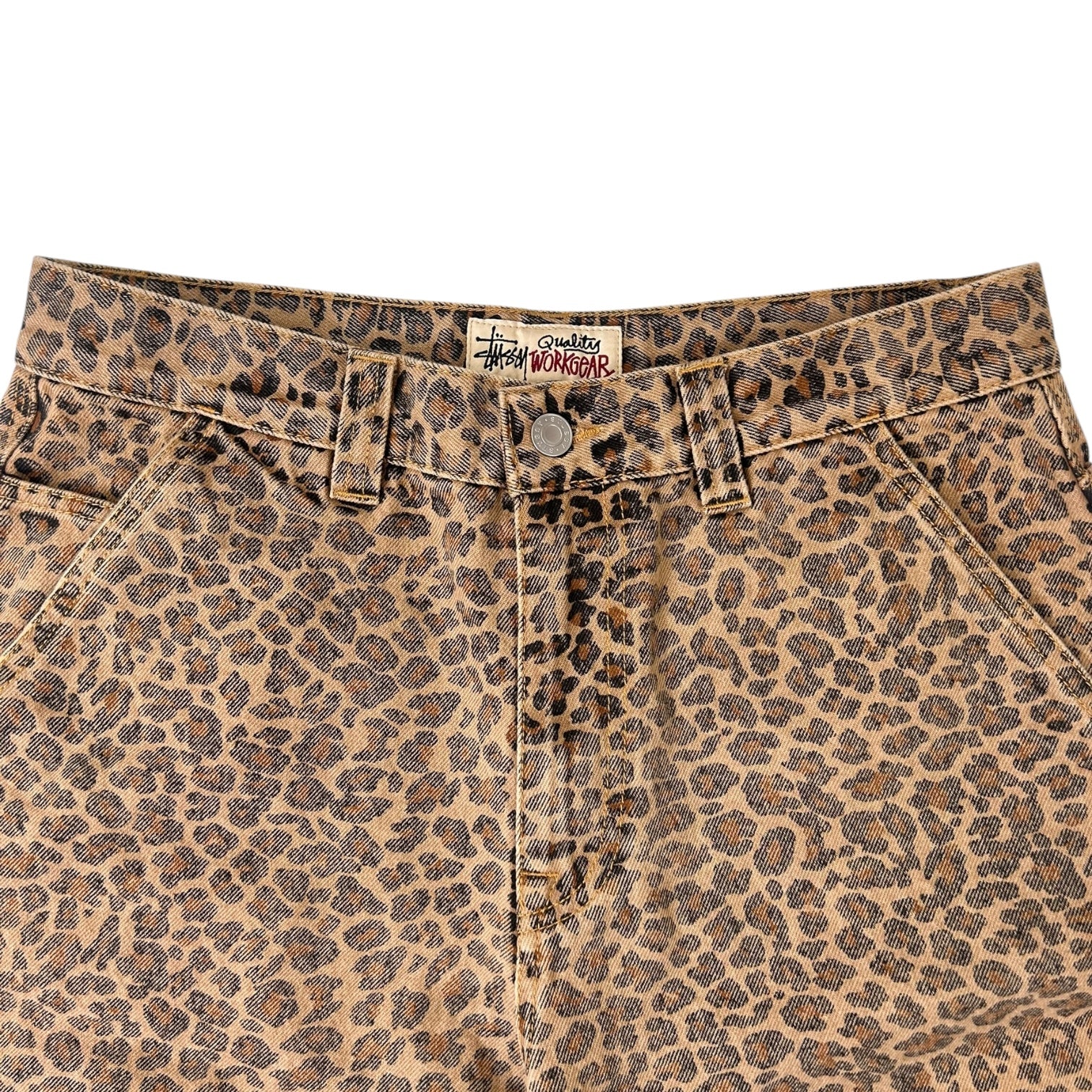 Stussy Work Short Leopard