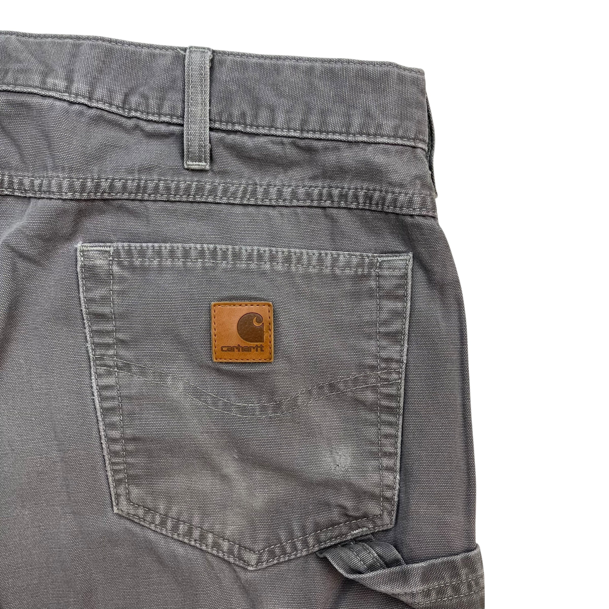 Vintage Carhartt Dungaree Pants Light Grey