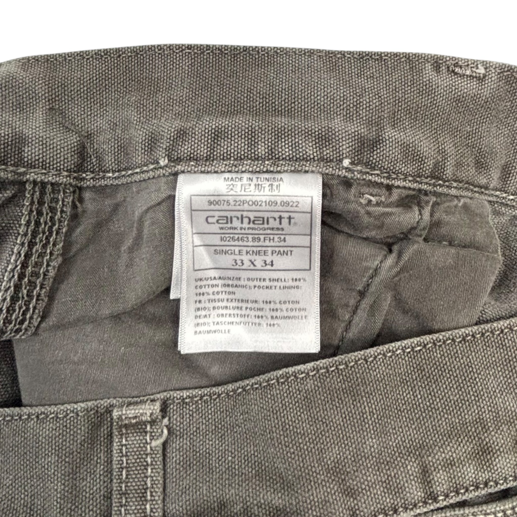 Carhartt WIP Single Knee Pant Faded Grey