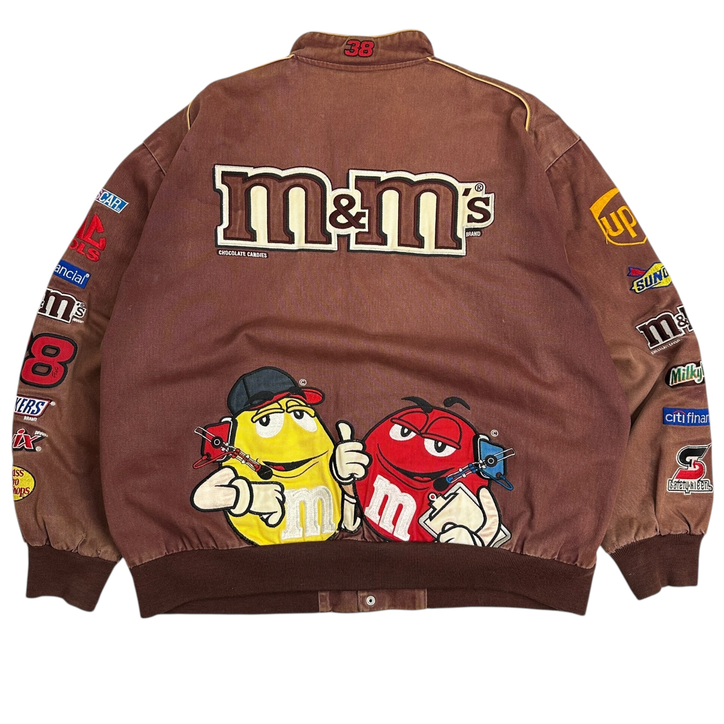 Vintage M&M’s Elliot Sander Racing Jacket Brown