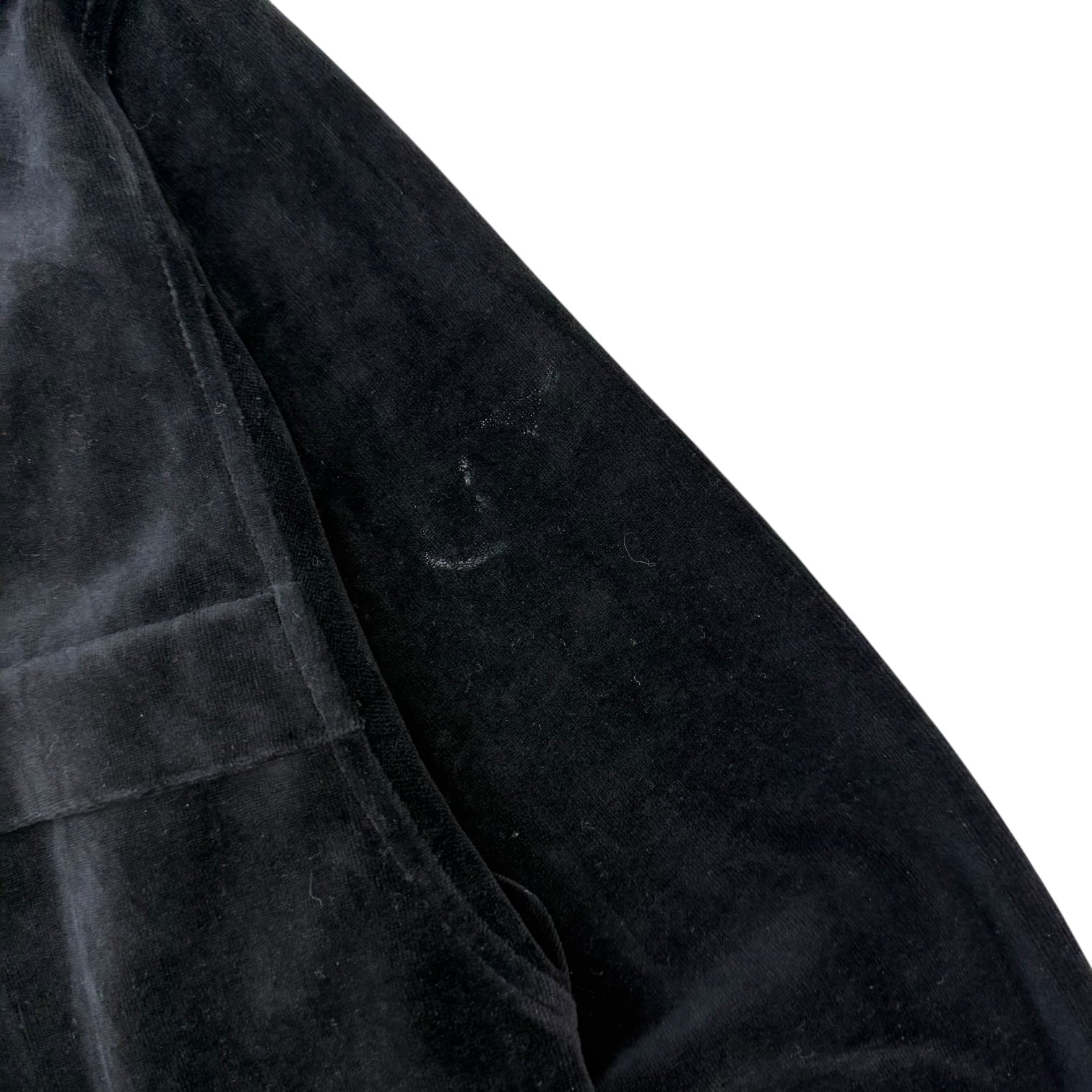 Vintage Y2K SouthPole Velour Track Jacket Black