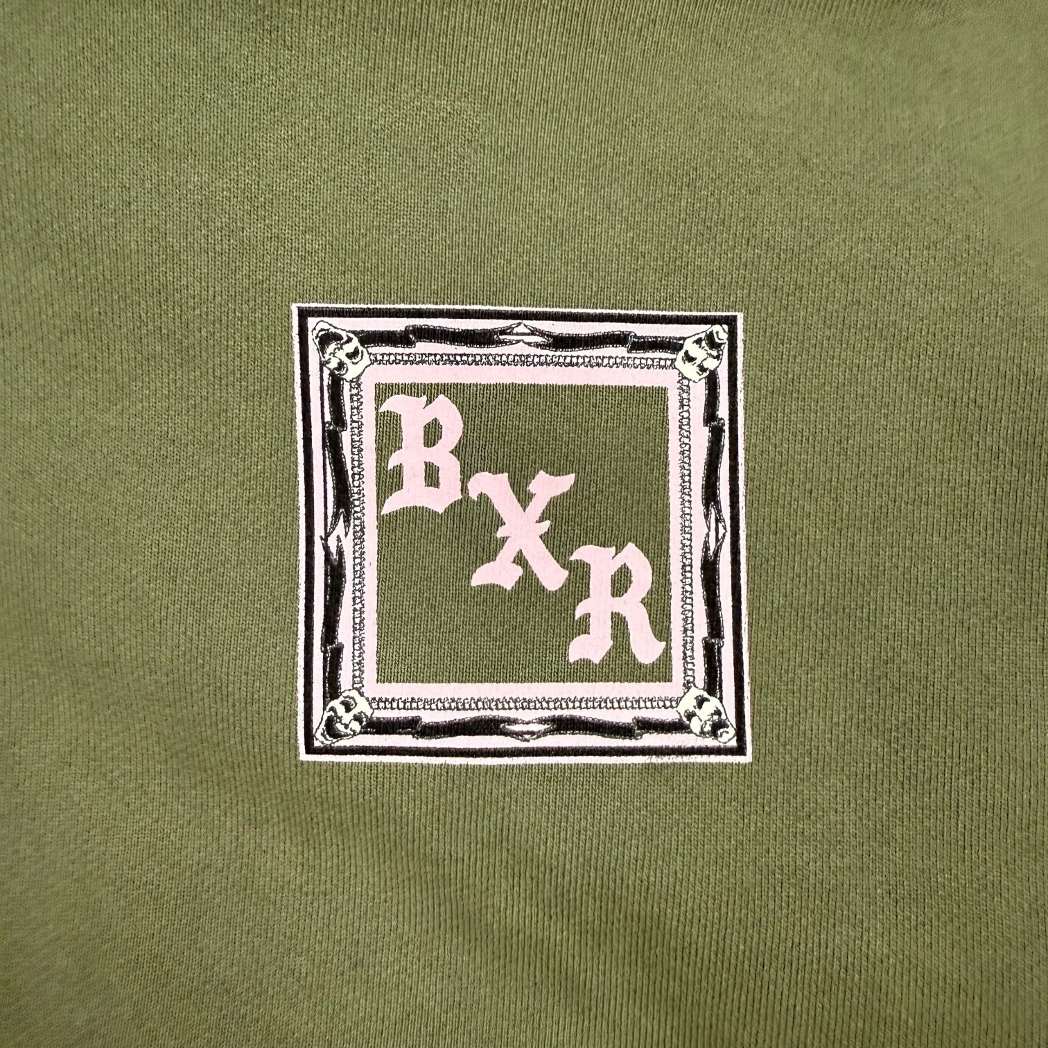 Born X Raised Flag Hoodie Olive Green