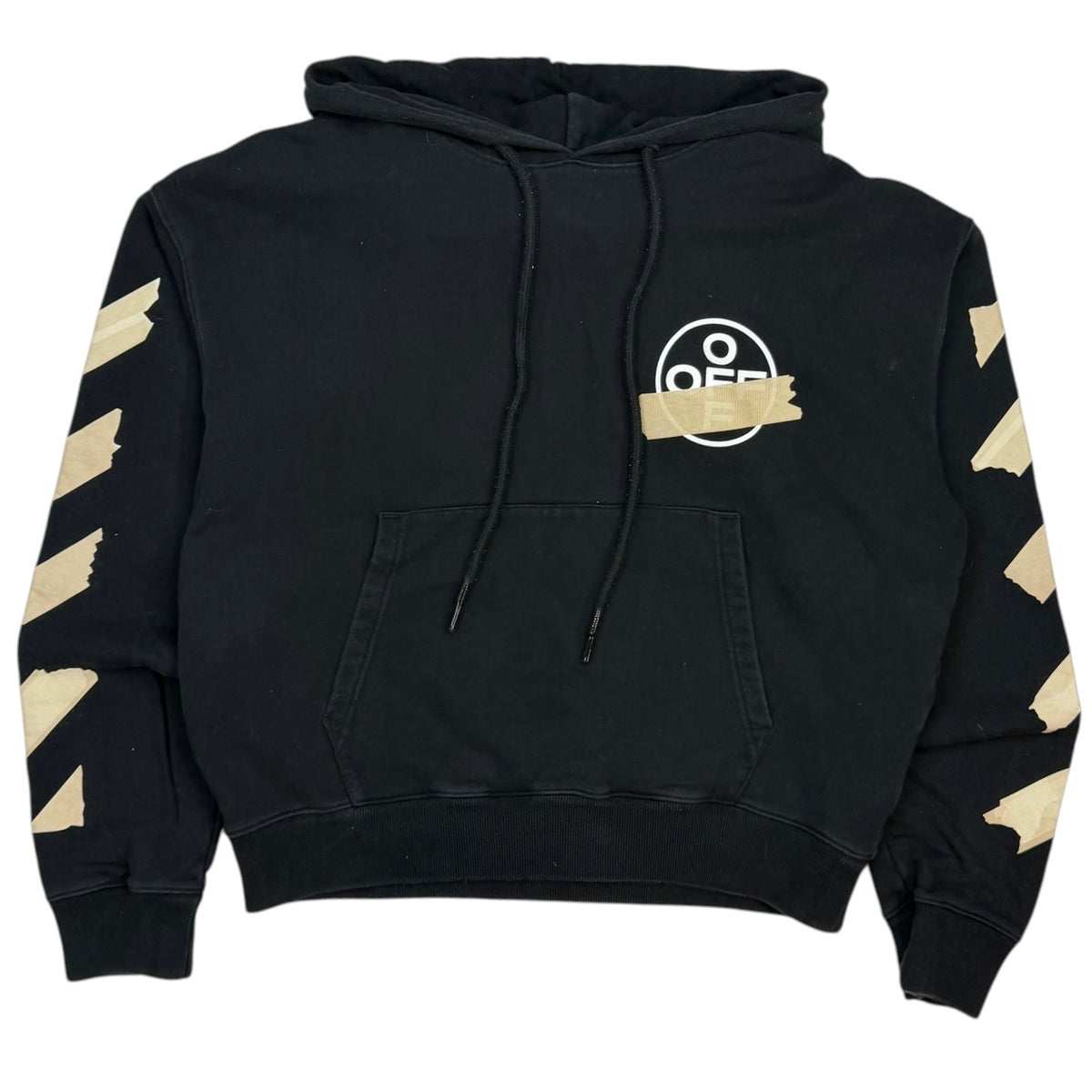 Off-White Tape Arrows Over Hoodie Black