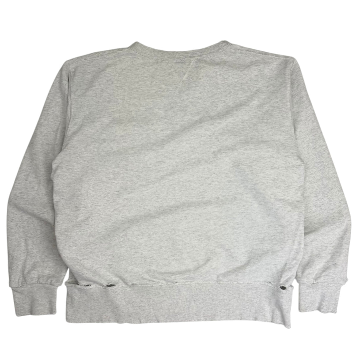 Runabout Goods Distressed Pocket Crewneck Grey