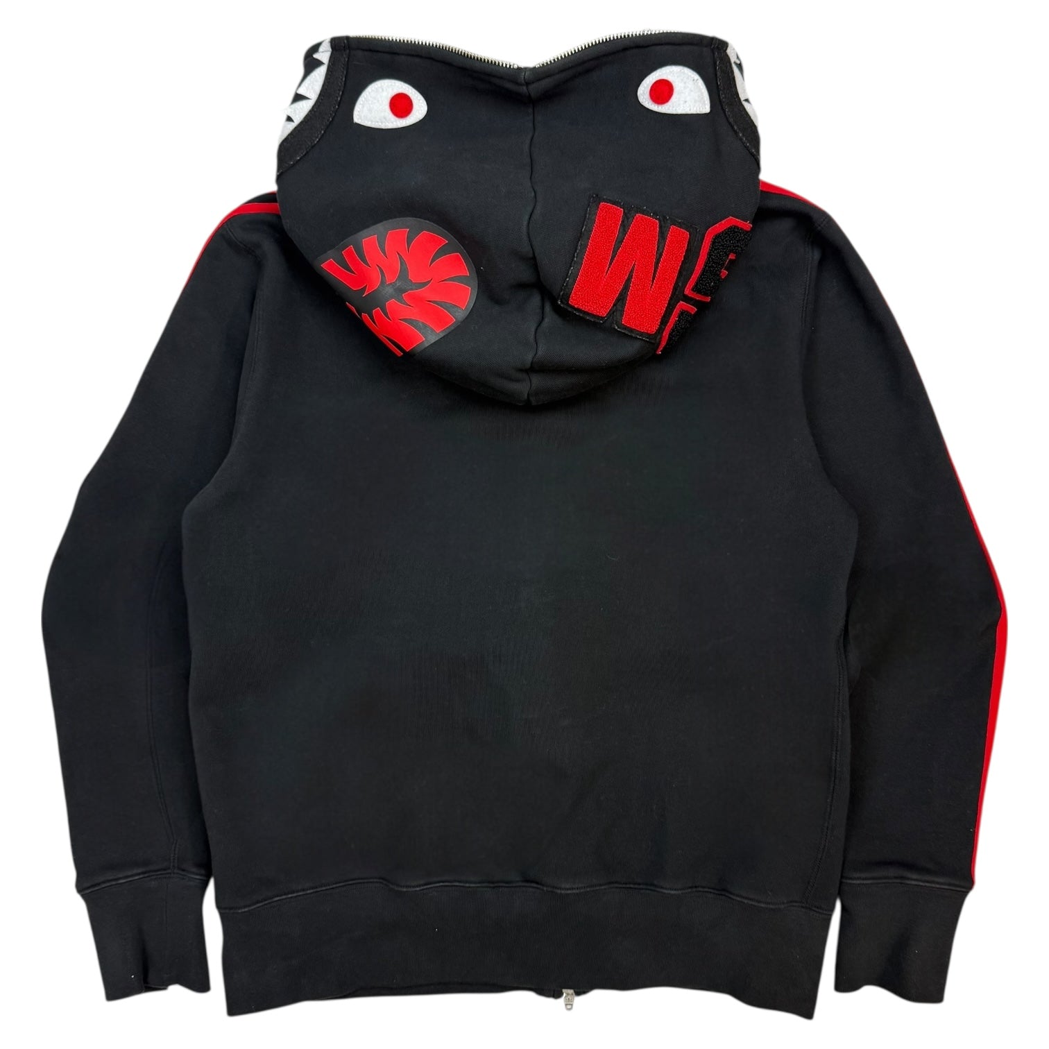 Adidas x Bape Shark Full Zip Hoodie Black/Red