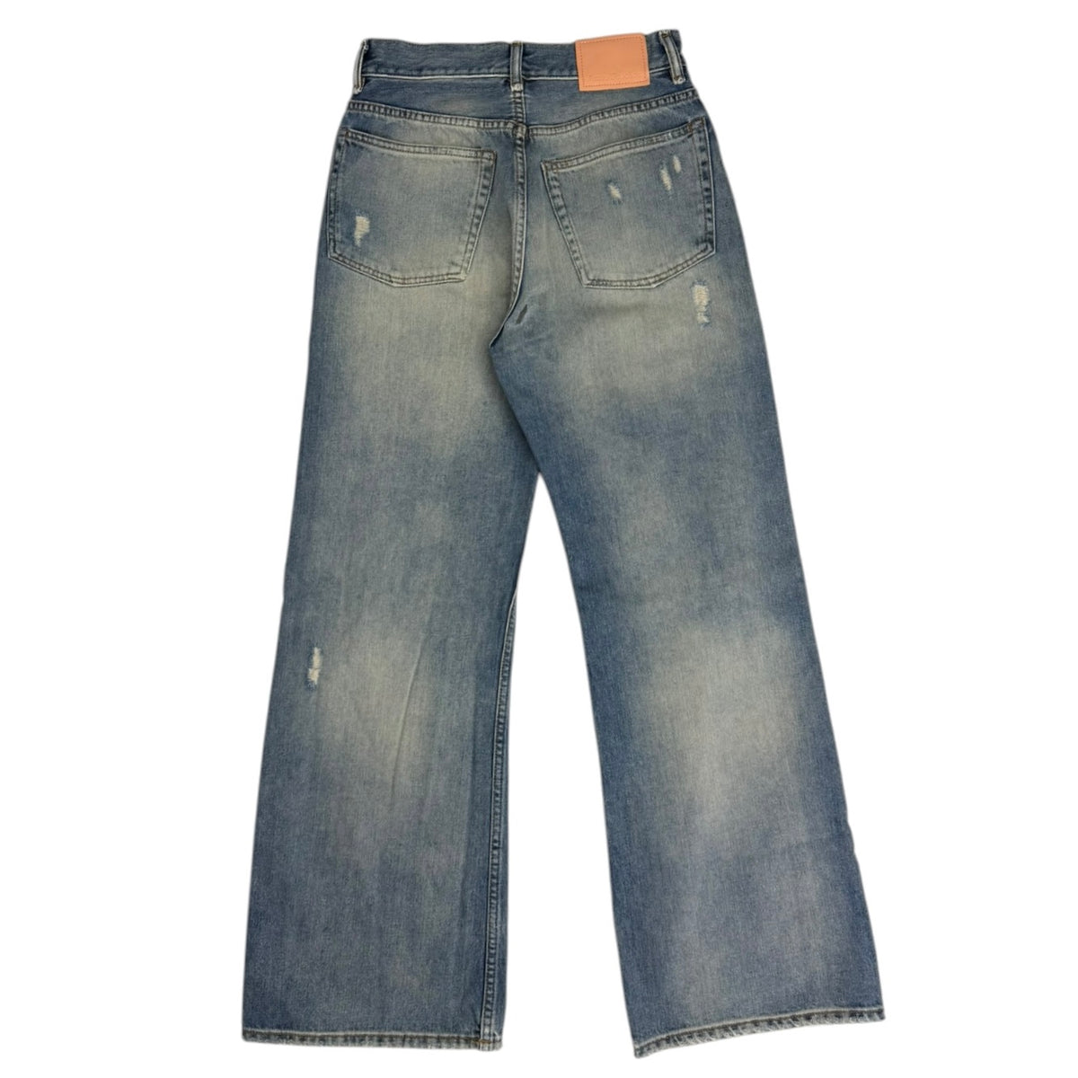 (W) Acne Studios 2021F Detroit Flared Jeans Washed Blue