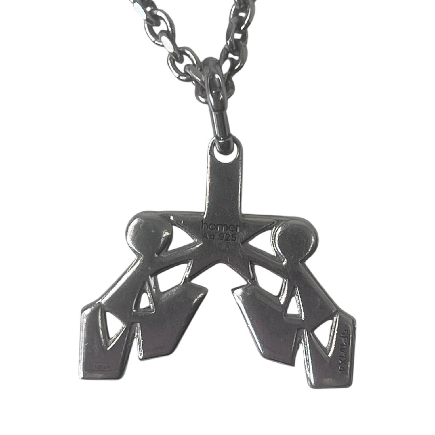 Homer Hammer Man Pendant Silver