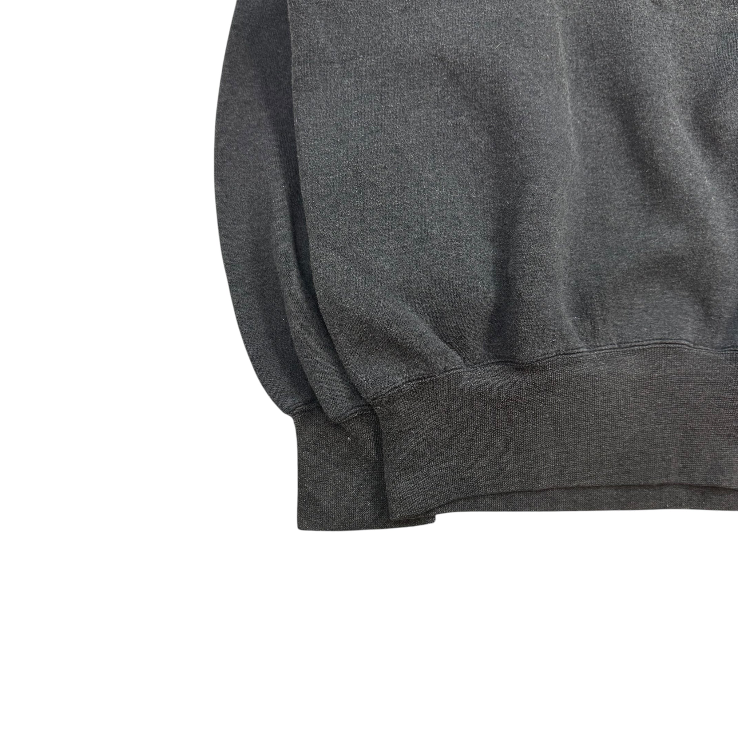 Vintage Logo 7 Chicago Bulls Crewneck Faded Grey
