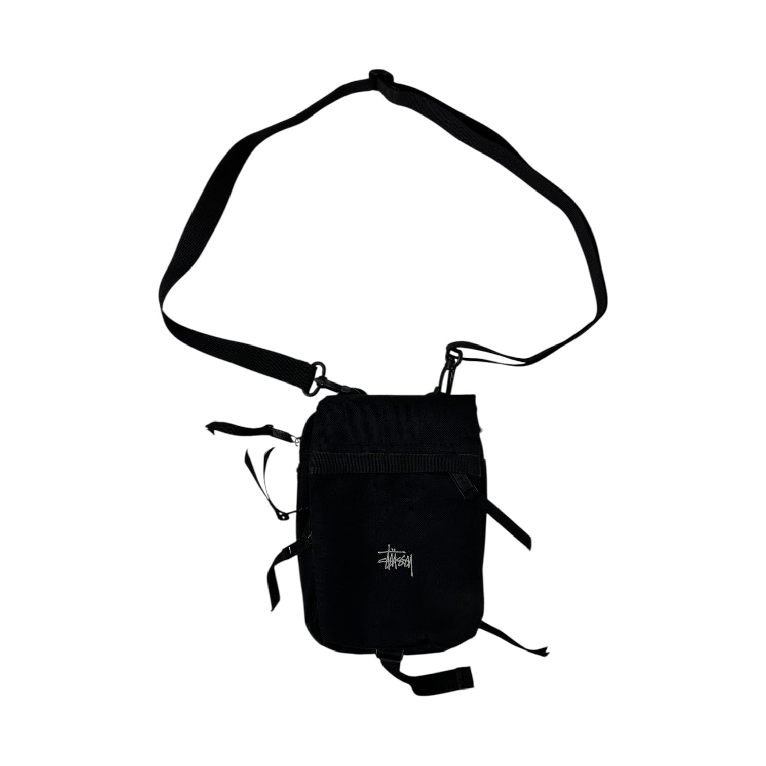 Vintage Stüssy Side Bag Black