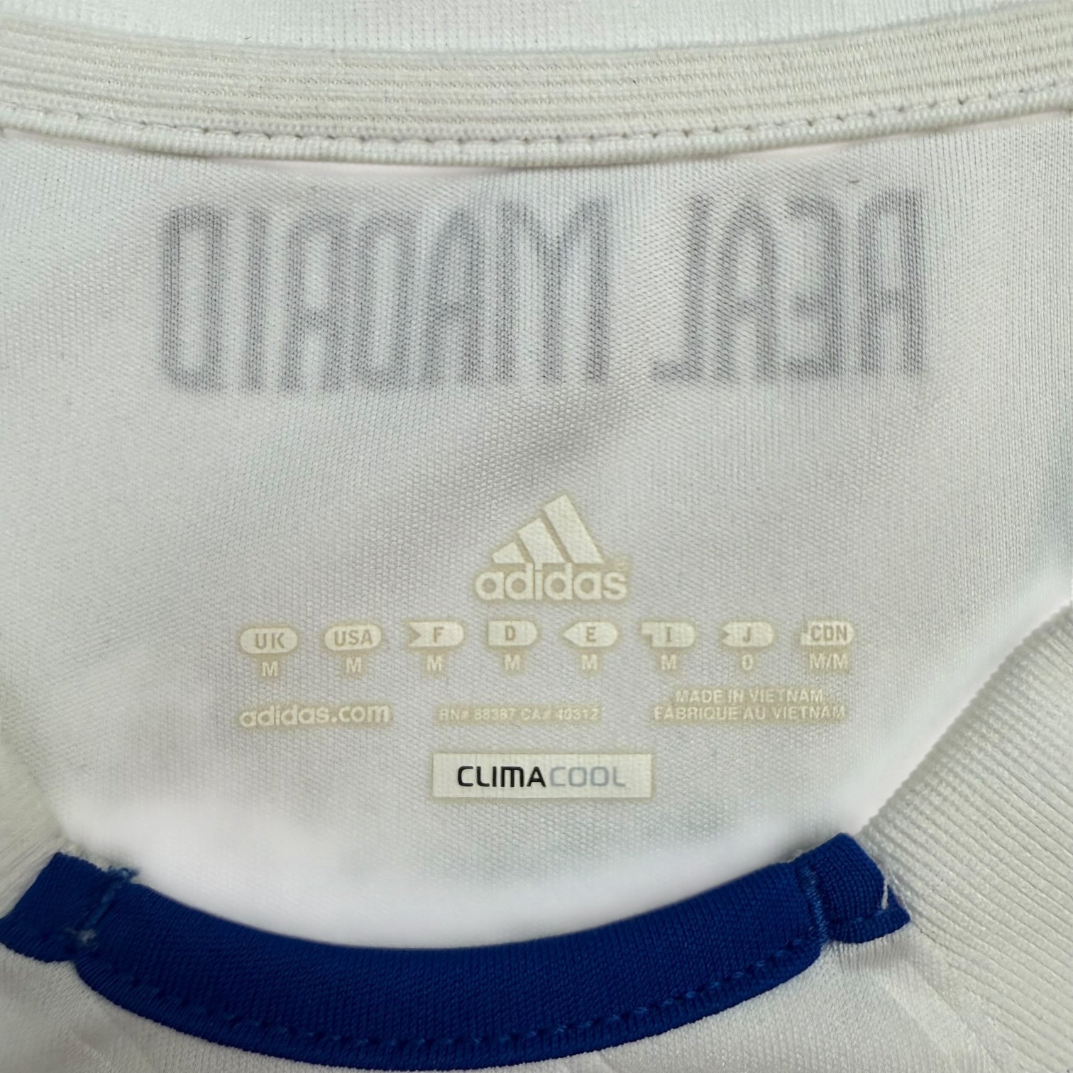 2010 Adidas Real Madrid Jersey White/Blue