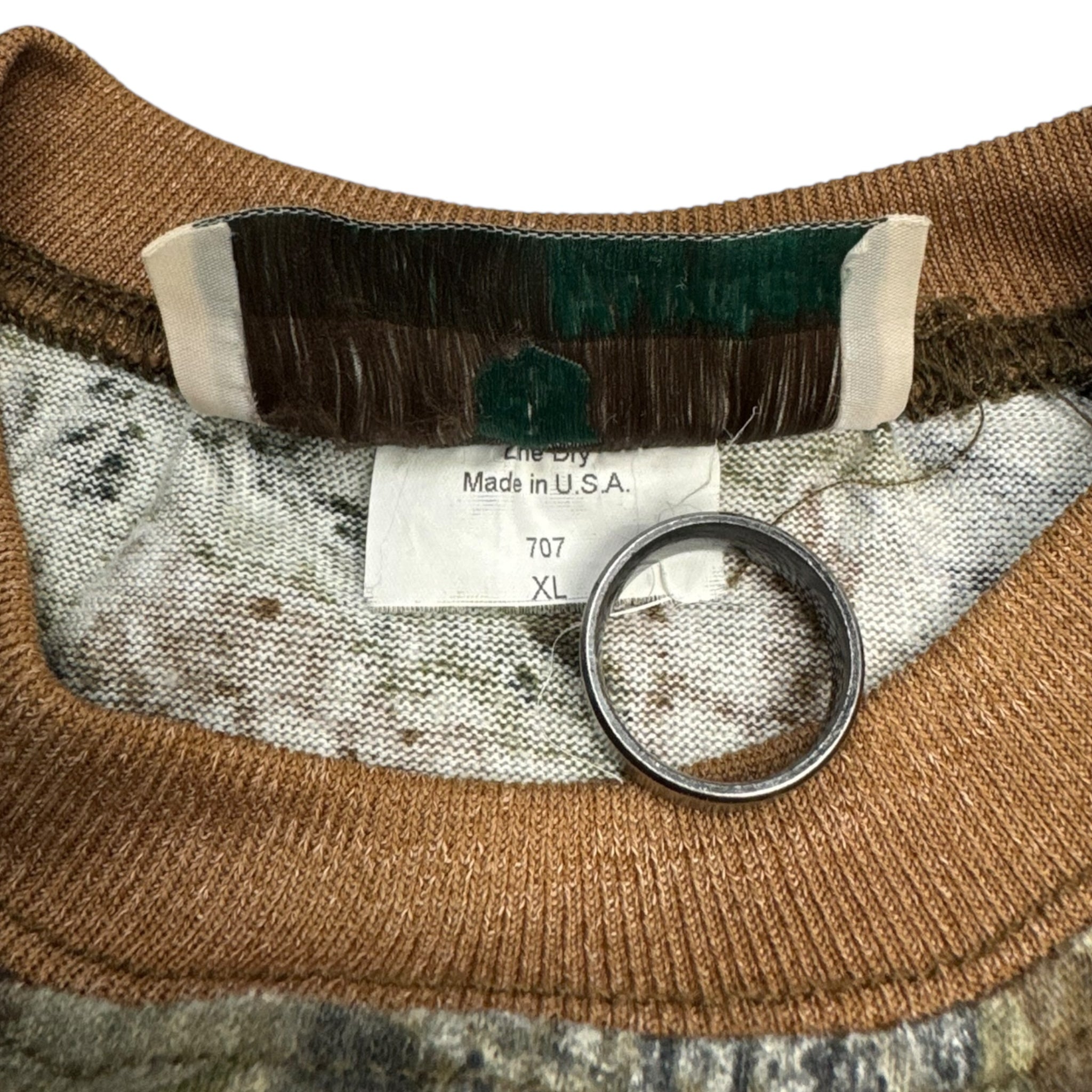 Vintage Game Hunter Camo Longsleeve Pocket T-Shirt