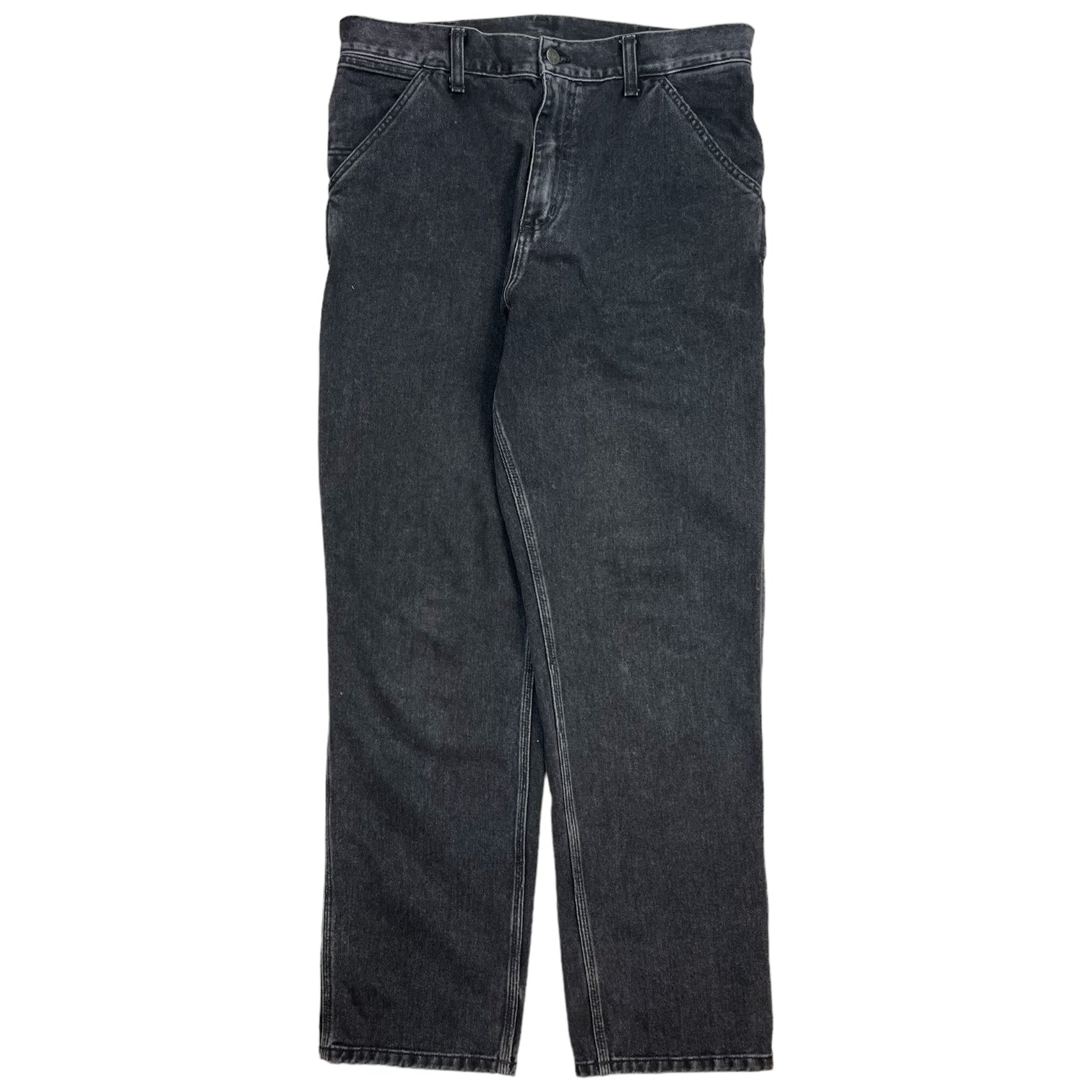Carhartt WIP Single Knee Pants Black Washed Denim