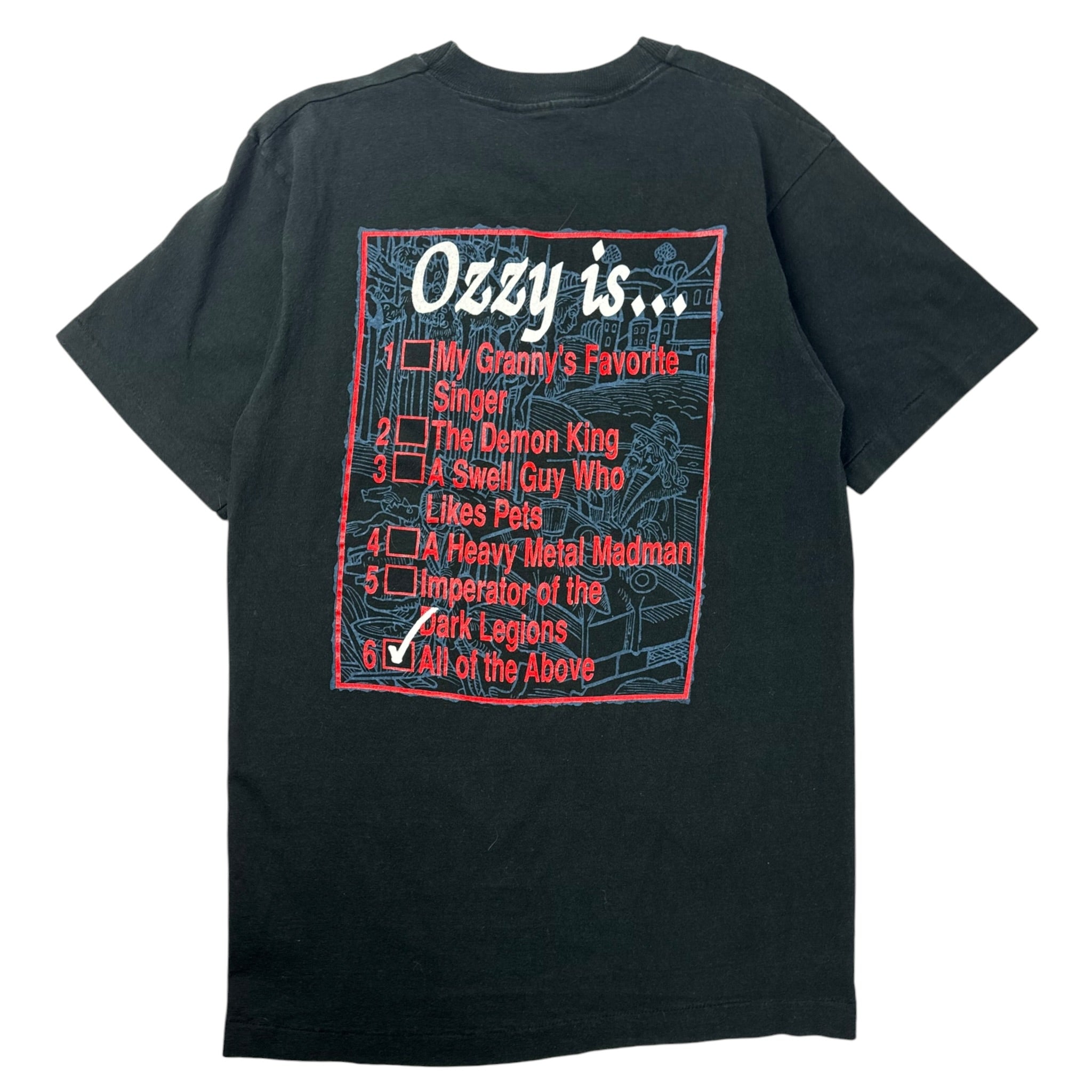1988 Ozzy Osbourne ‘ No Rest For The Wicked’ “Ozzy Is…” Band T-Shirt