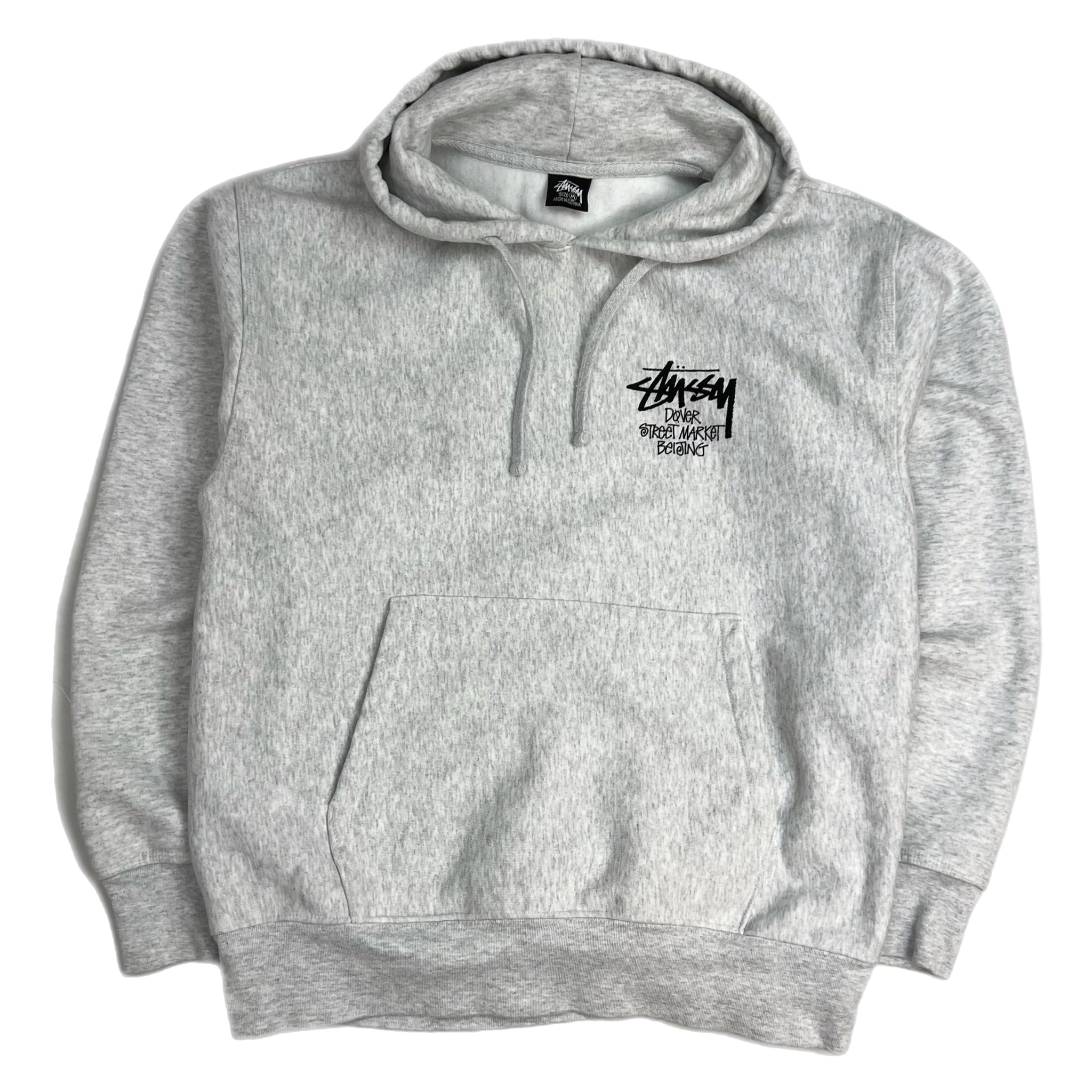 Stussy x Dover Street Market Beijing Hoodie Heather Grey