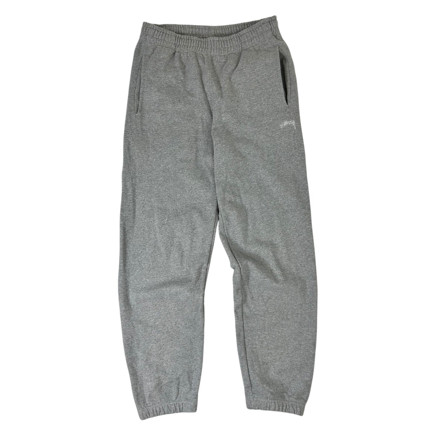 Stussy Stock Logo Sweatpants Grey