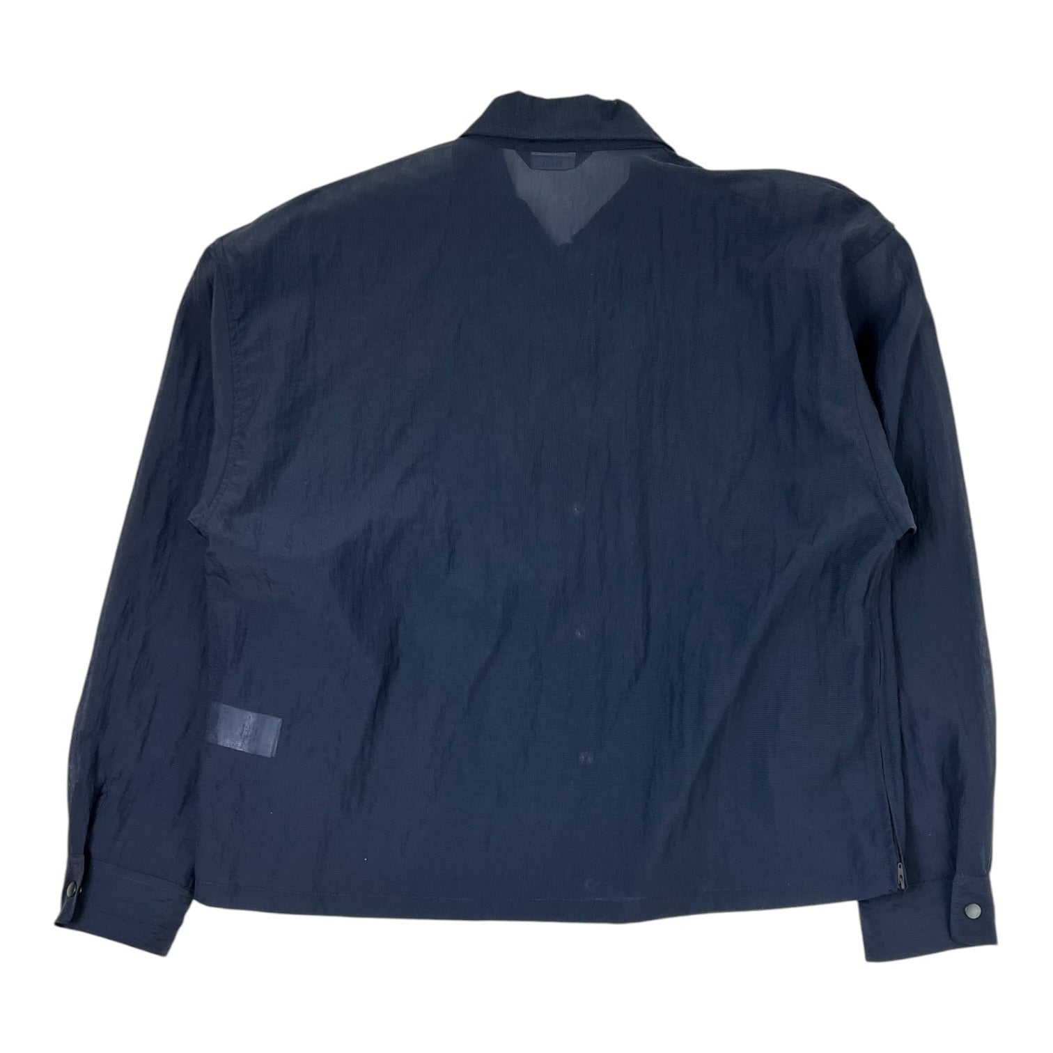 BEAMS Sheer Coach Shirt Navy