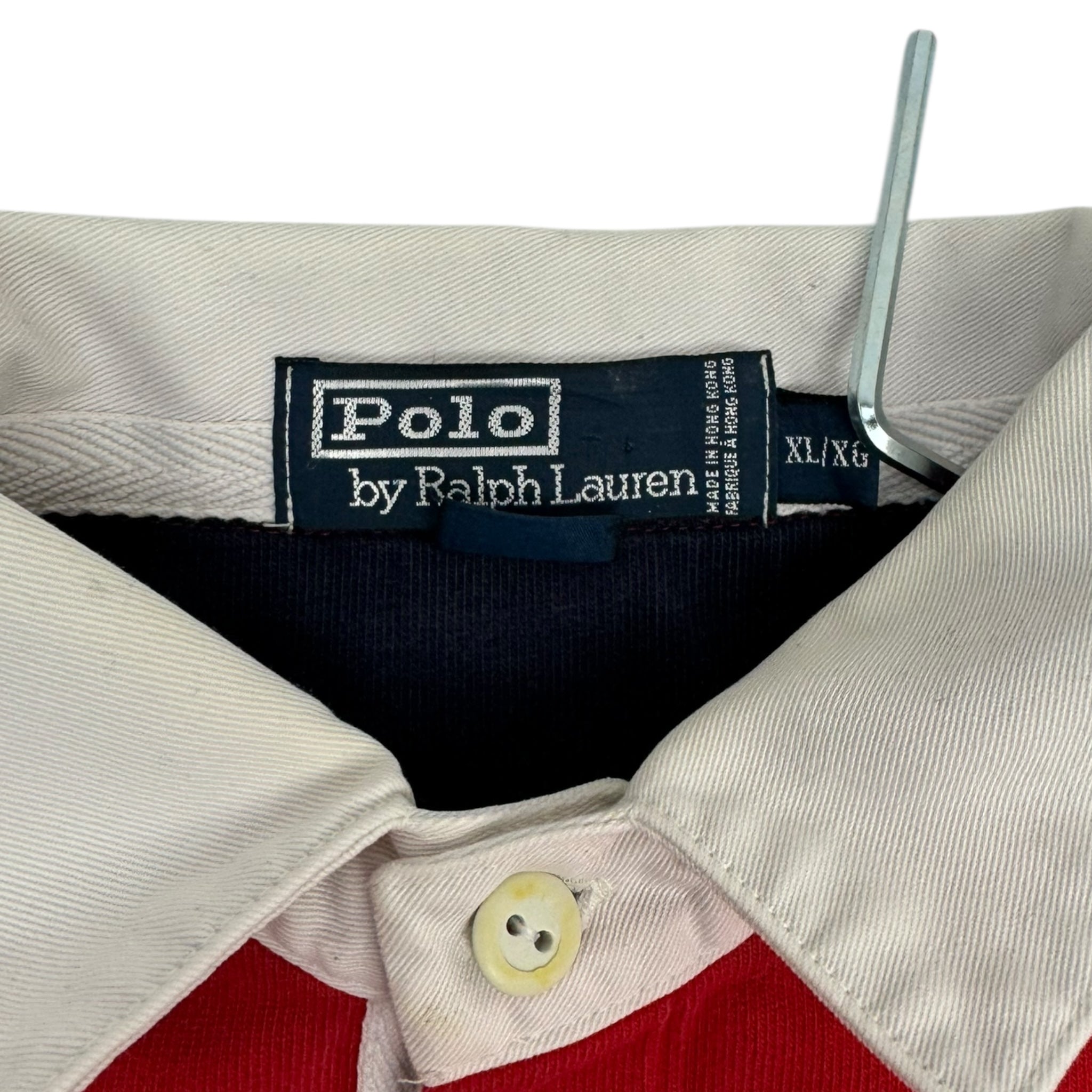 Vintage Polo Ralph Lauren Rugby Longsleeve Sweater Red