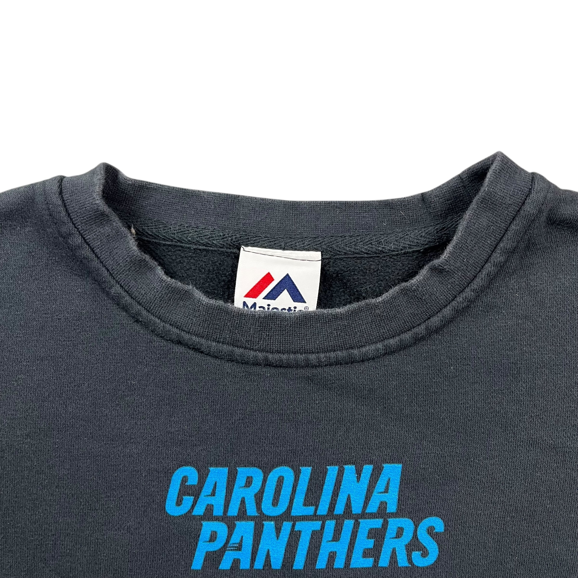 Vintage Carolina Panthers Crewneck Black