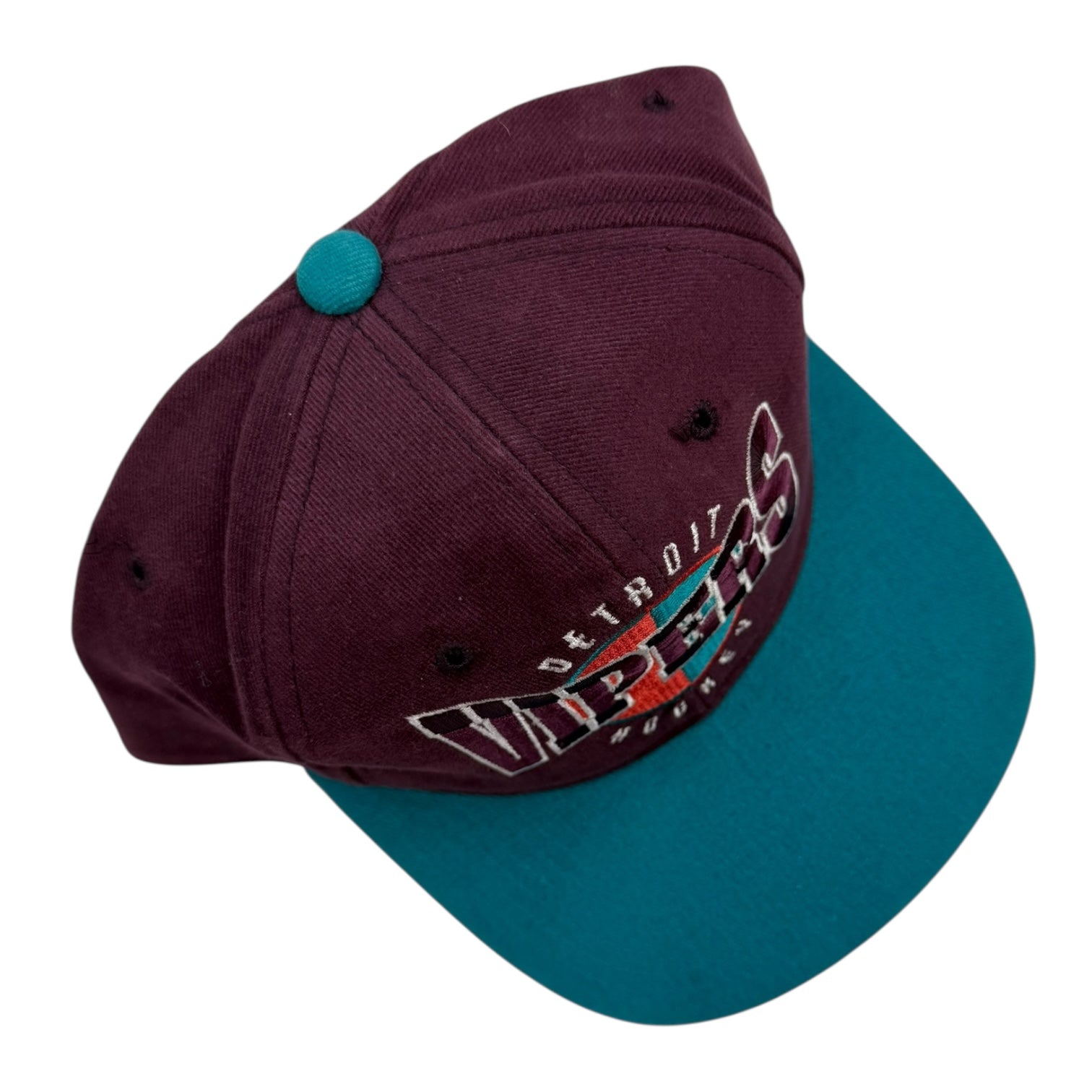 Vintage Detroit Vipers Snapback Plum/Teal