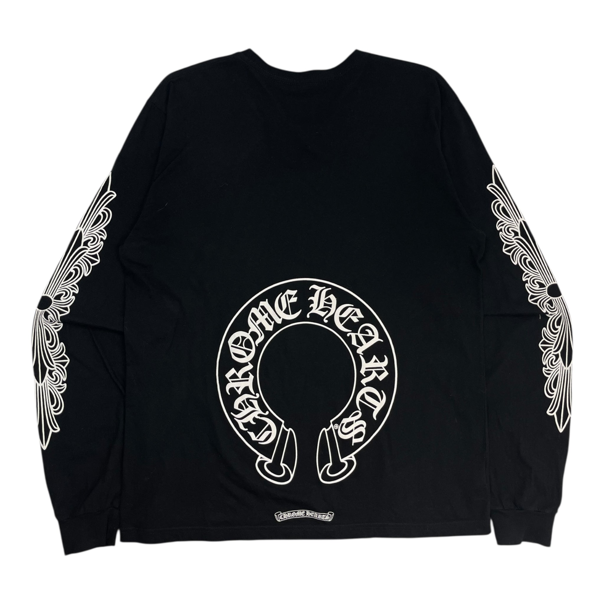 Chrome Hearts Horseshoe Pocket Longsleeve Shirt Black