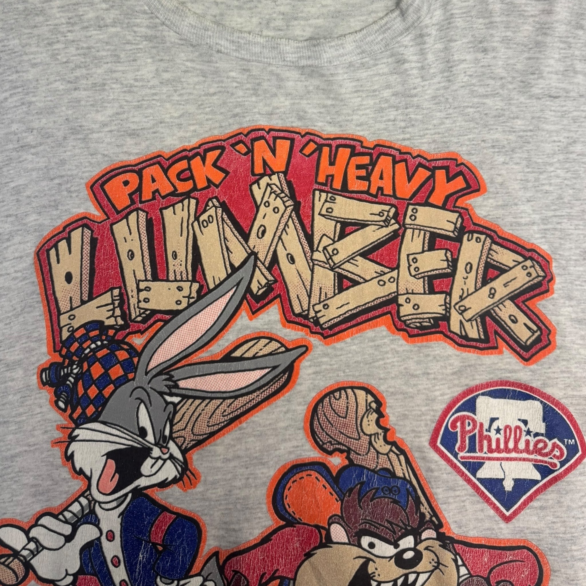 1993 Pack ‘N’ Heavy Lumber Philadelphia Phillies MLB T-Shirt