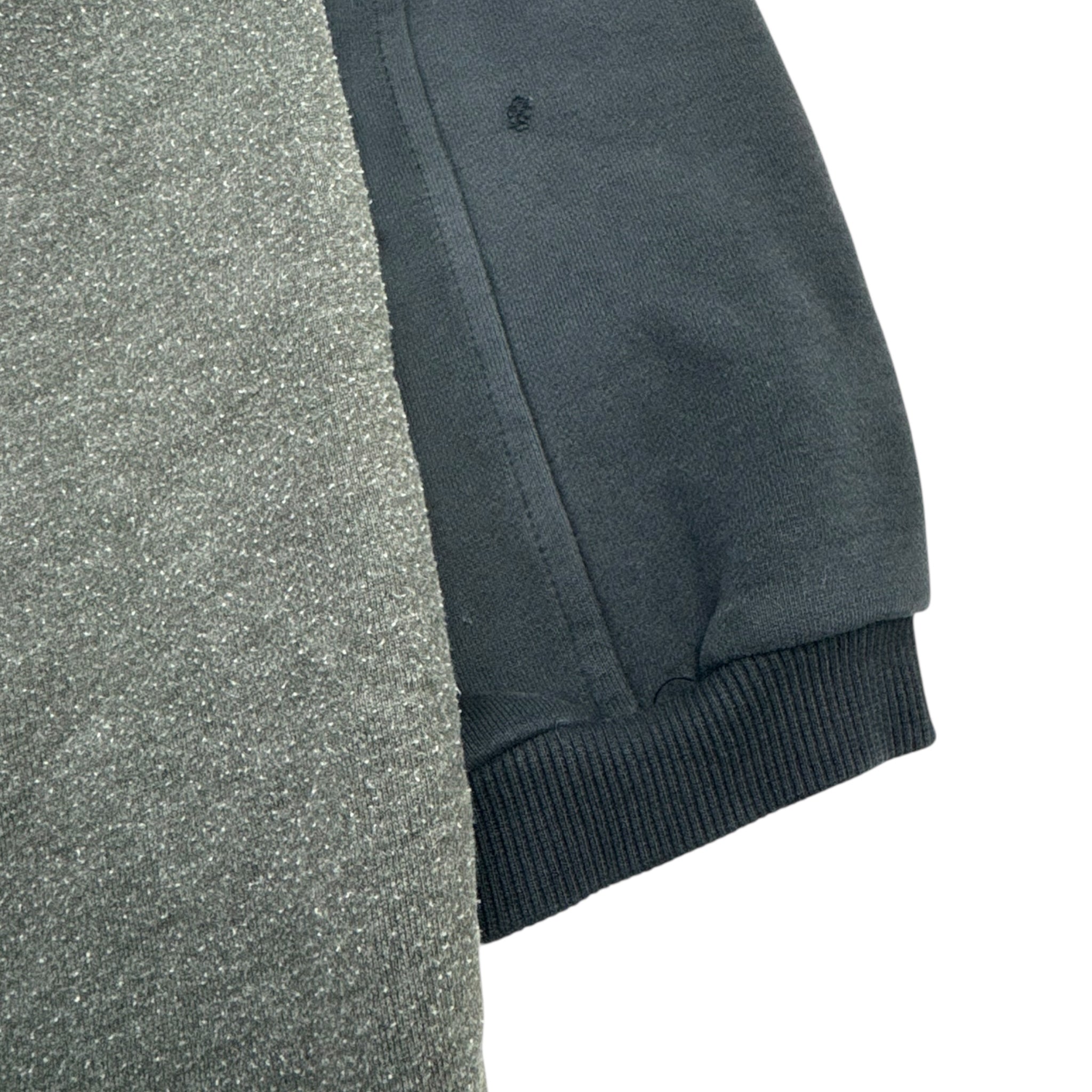 Y2K Quiksilver Zip Up Hoodie Grey/Black