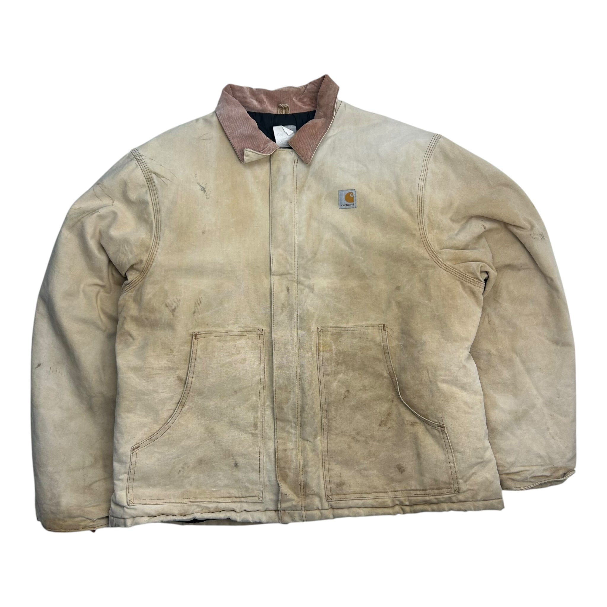 Vintage Carhartt Sun Faded Arctic Jacket Tan
