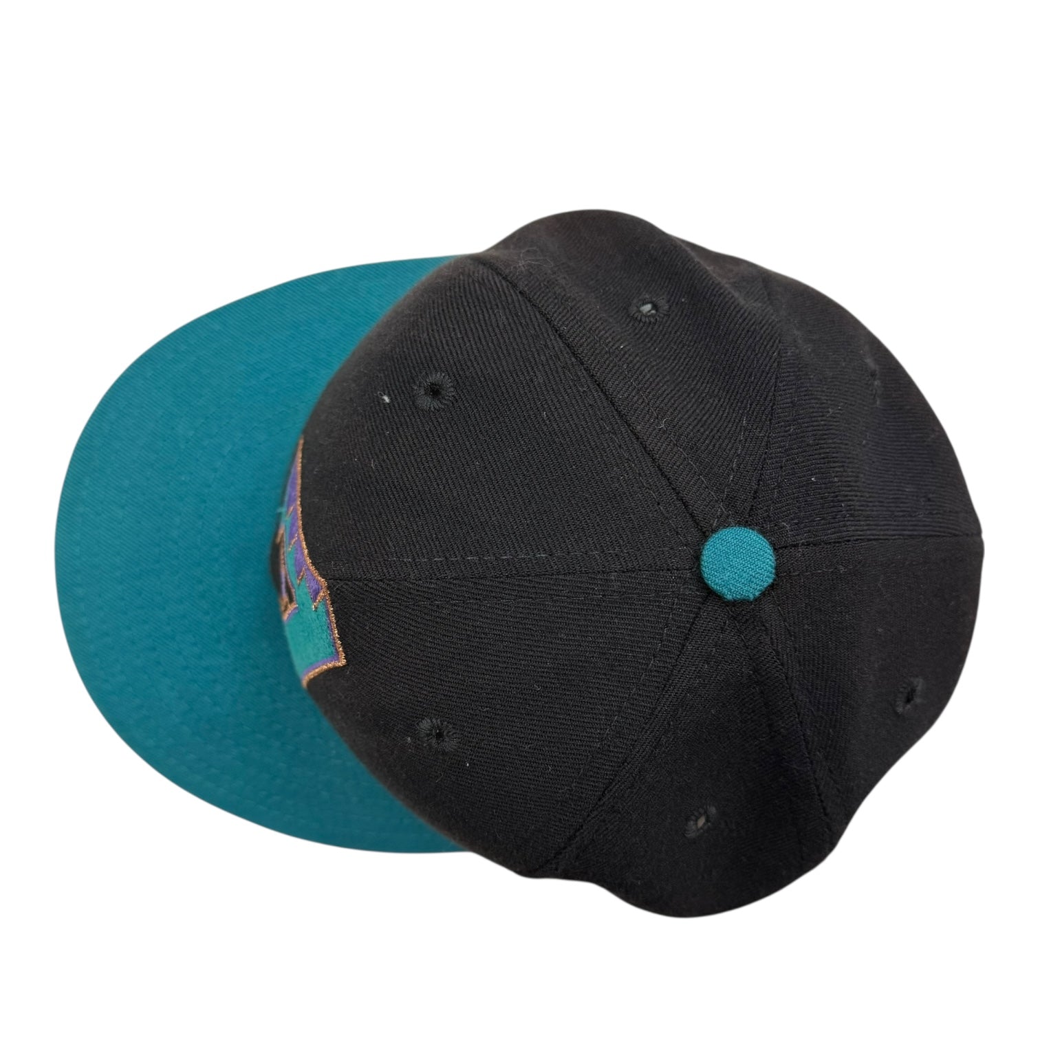 Vintage New Era Arizona DiamondBacks Fitted Hat Black/Teal