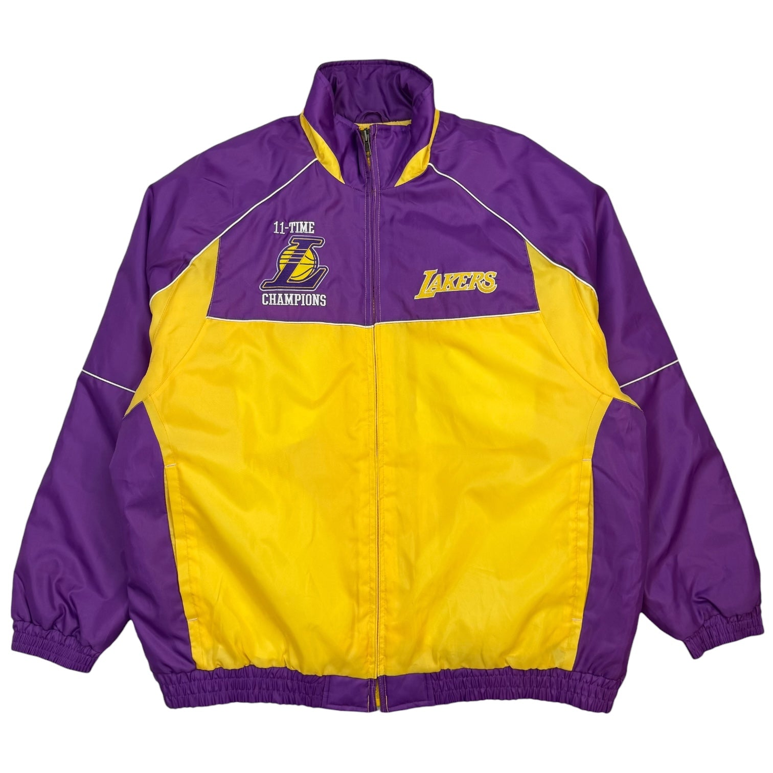 Vintage Los Angeles Lakers 11 Time Champions Jacket Purple/Yellow