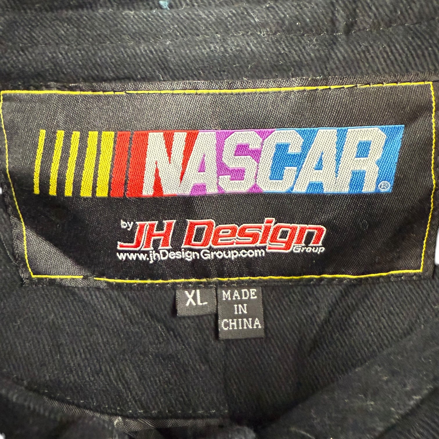 Vintage Jeff Hamilton NASCAR Kevin Harvick Racing Jacket Black/Red