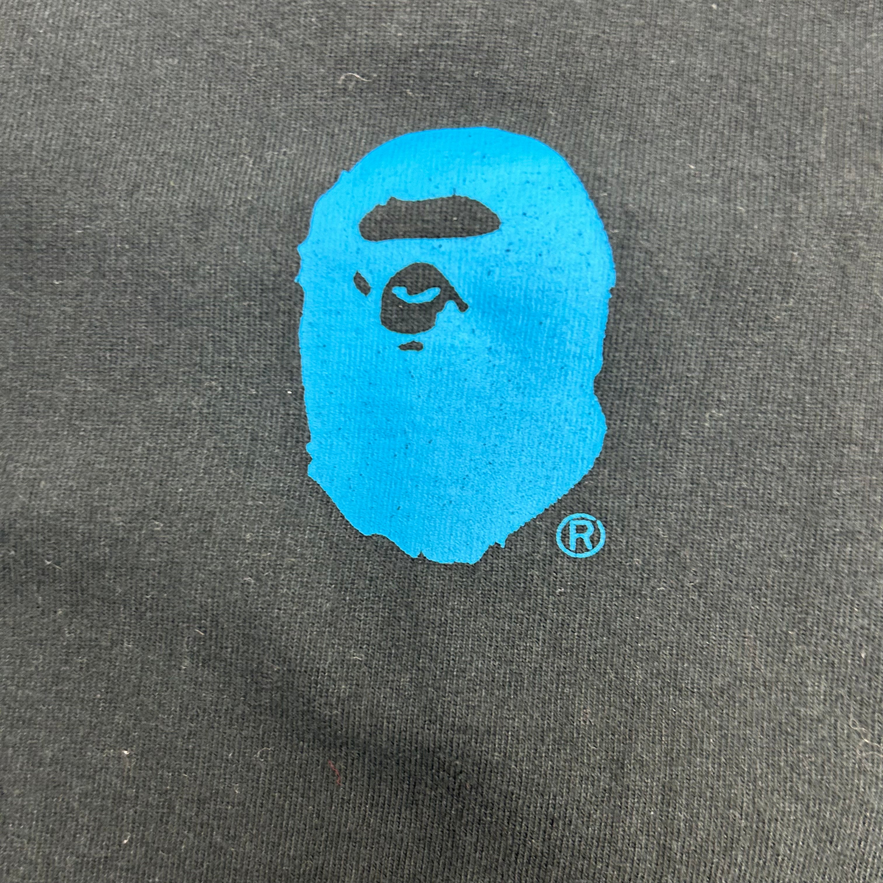 Bape Space Spellout Tee Black