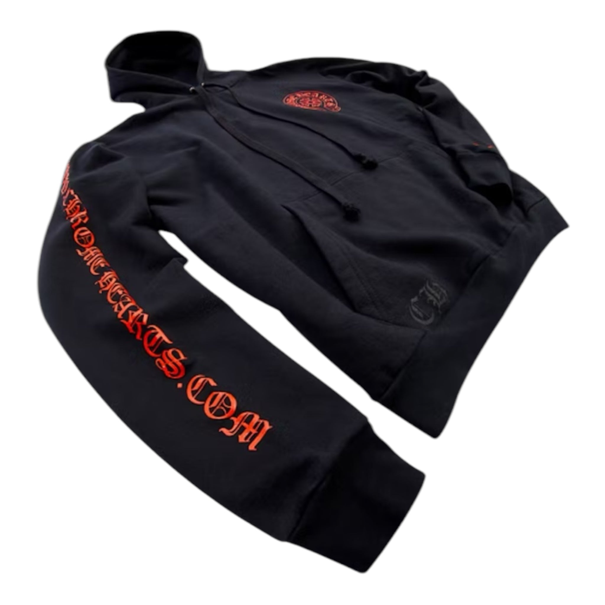 Chrome Hearts Web Exclusive Horse Shoe Hoodie Black/Red
