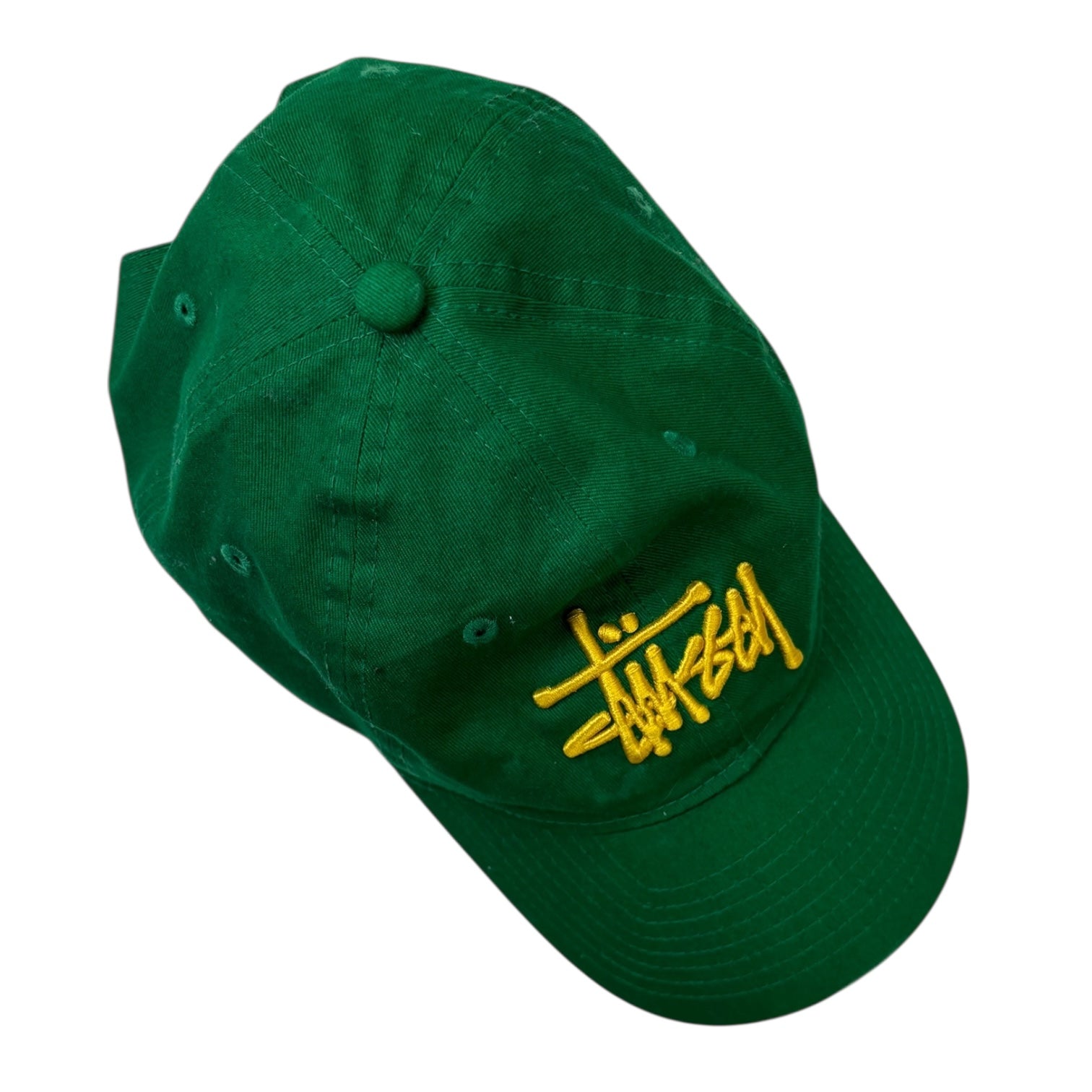 Stussy New Era 9Twenty Basic StrapBack Hat Kelly Green