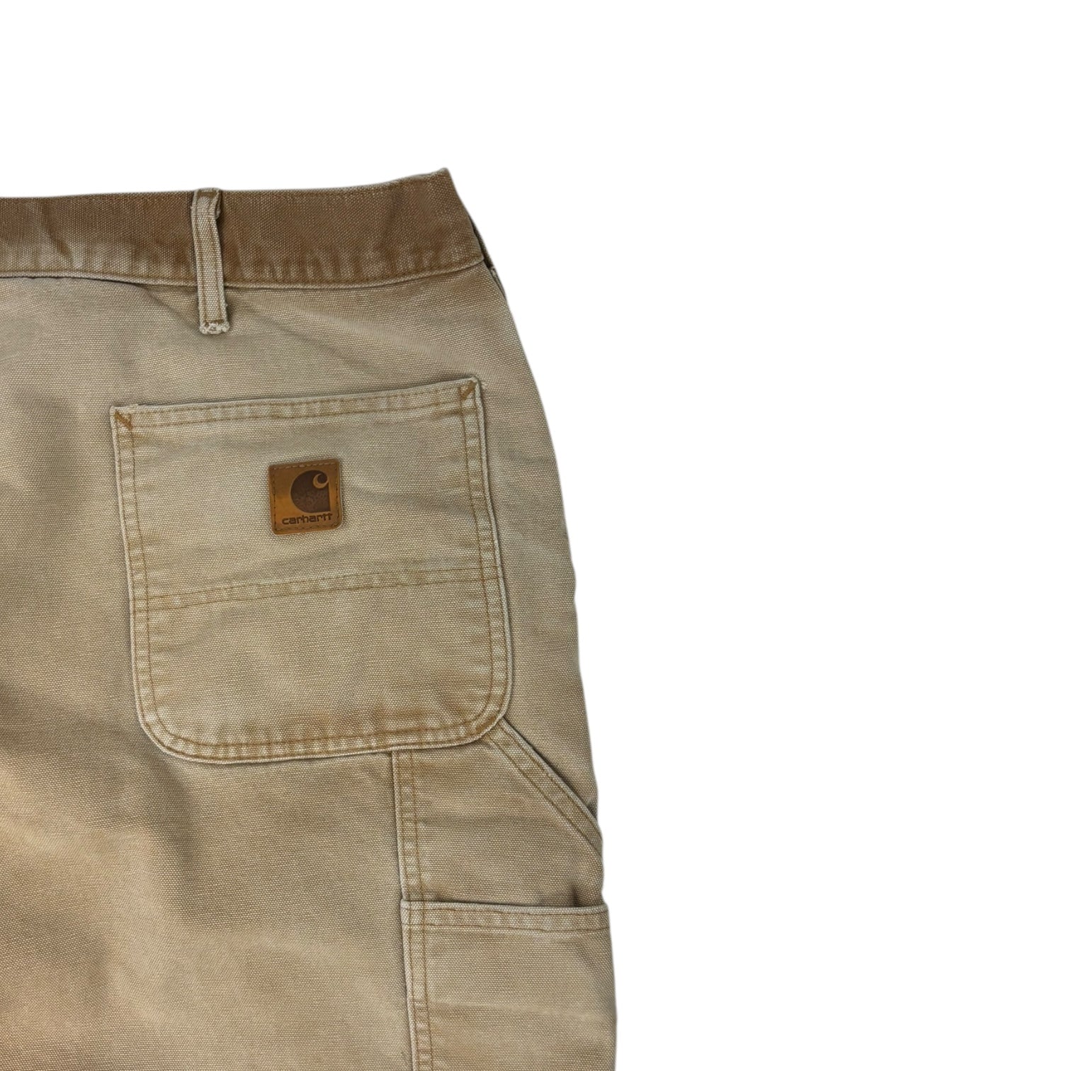 Vintage Carhartt Flannel Lined Carpenter Pant Tan