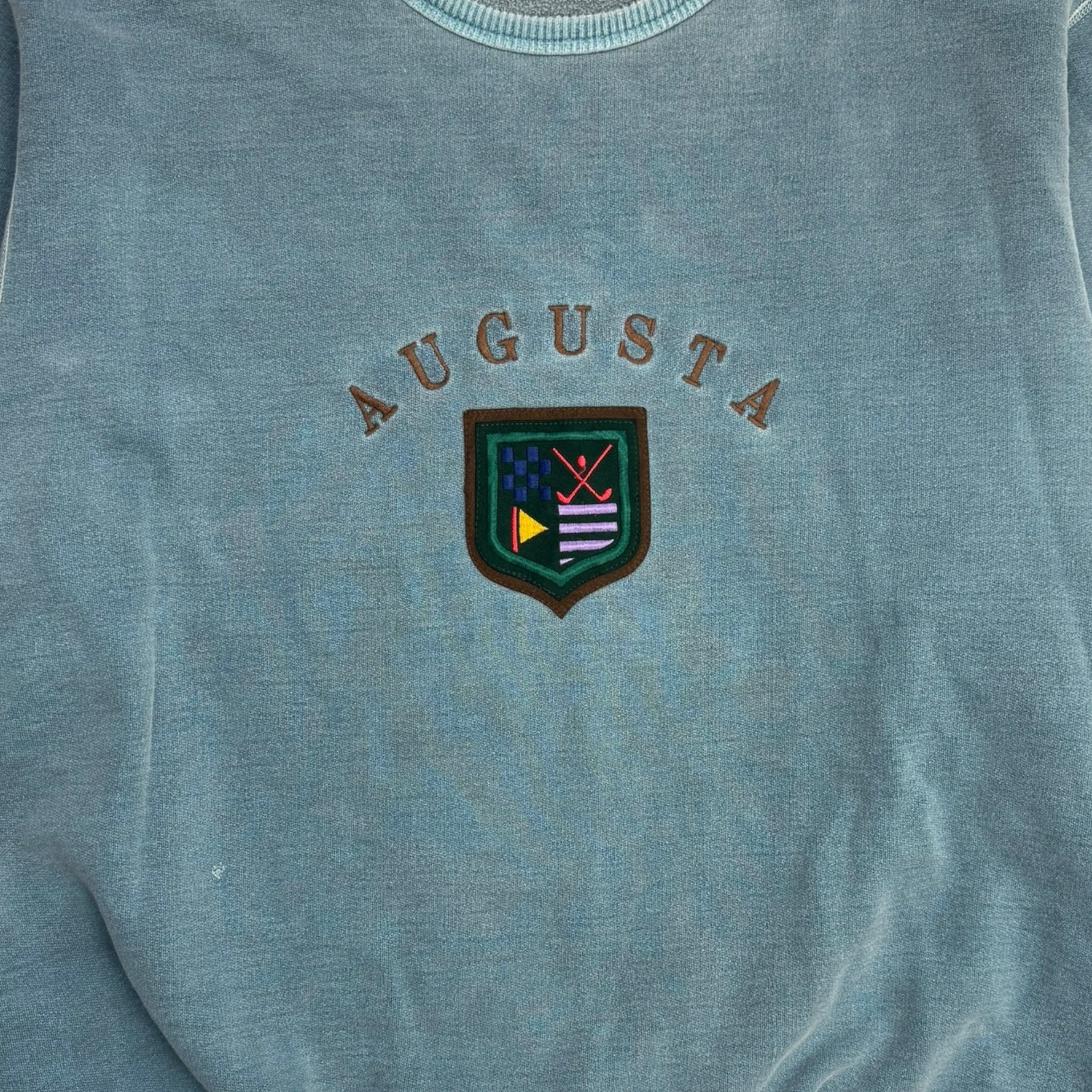 Vintage Augusta Golf Crewneck Washed Teal