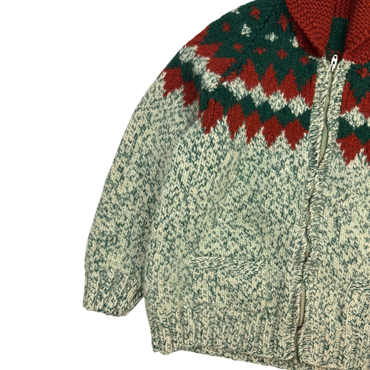 Vintage Cowichan Knit Sweater