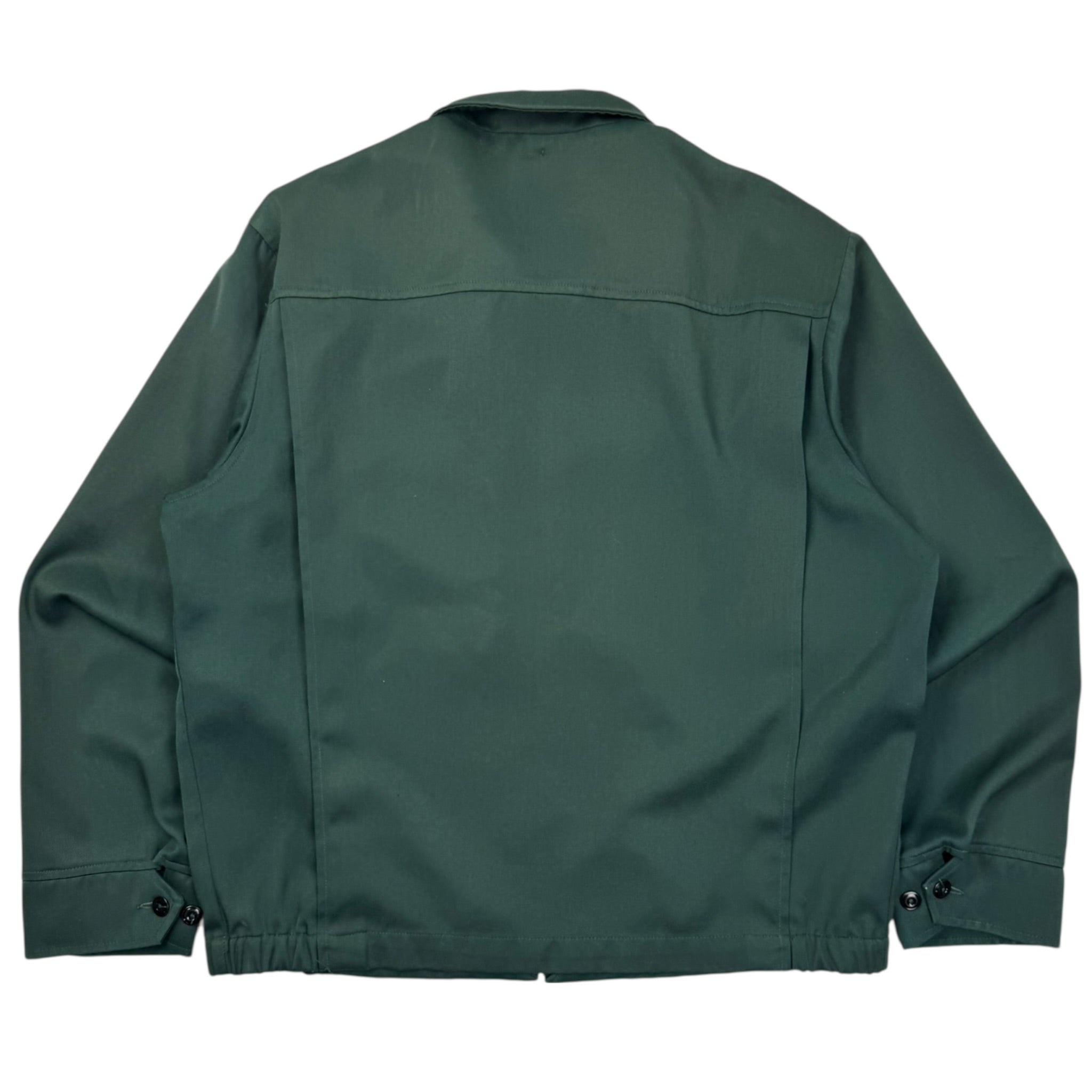 Vintage Paneled Hidden Pocket Light Jacket Forest