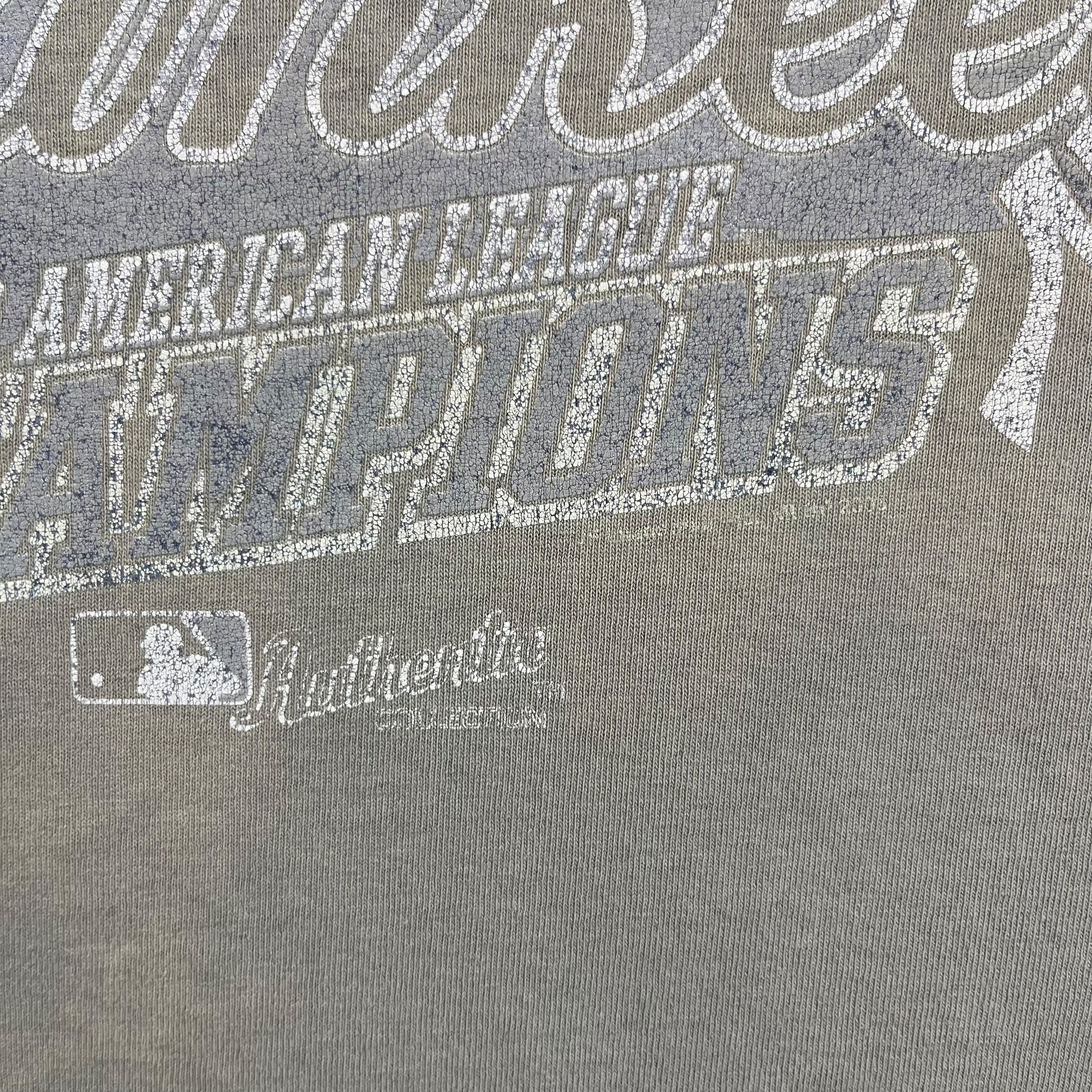 2003 New York Yankees Tee Faded Tie Dye Grey