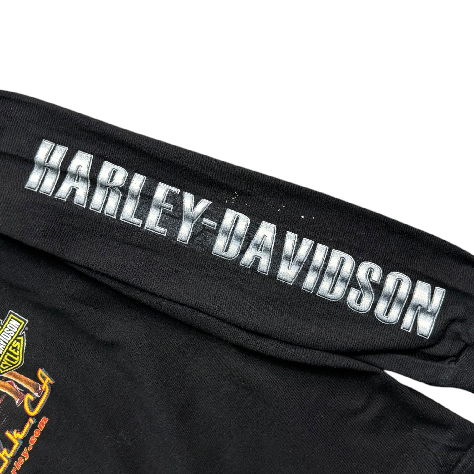 Vintage Harley Davidson Of Baldwin Park L/S Tee Black