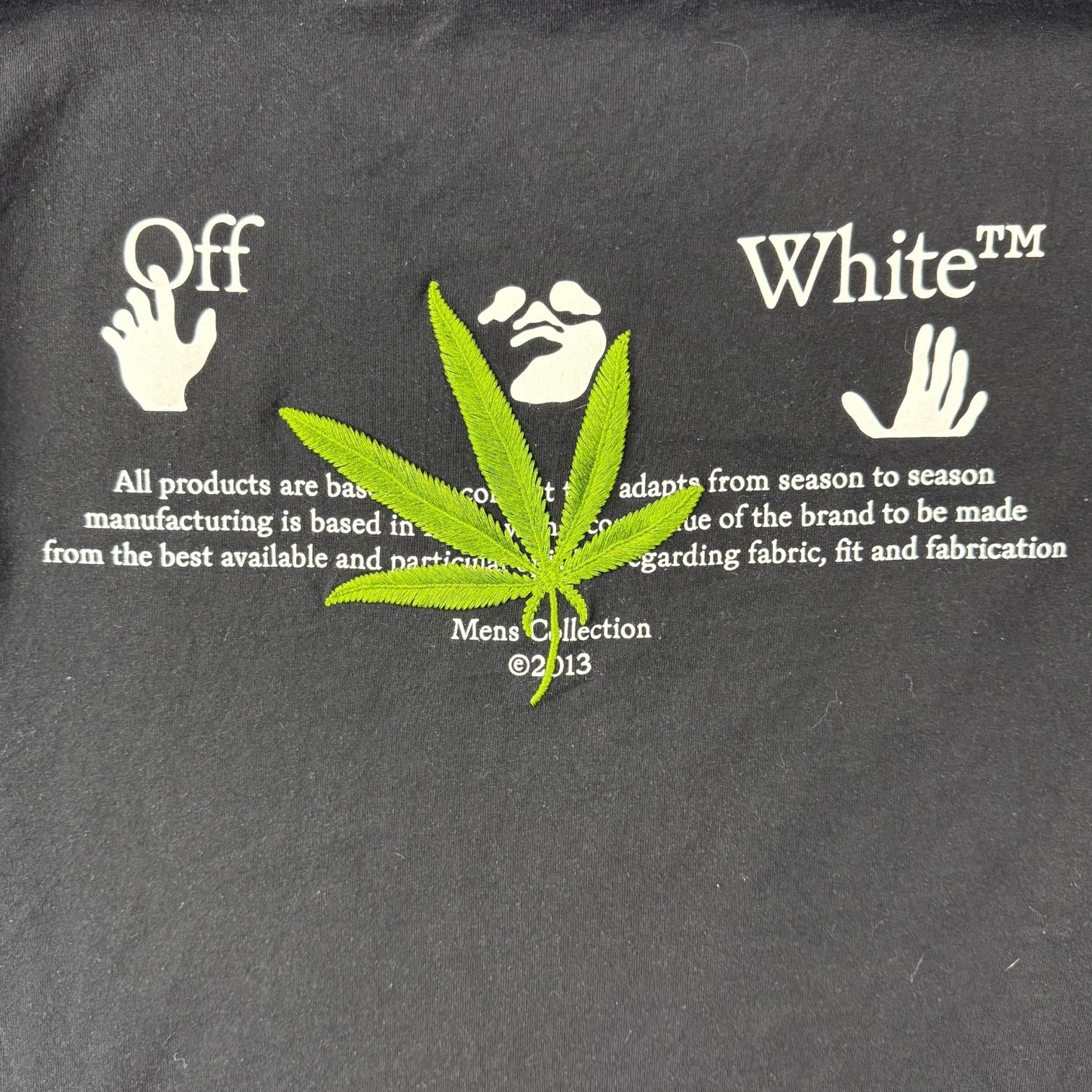 Off-White High Weed Tee Black