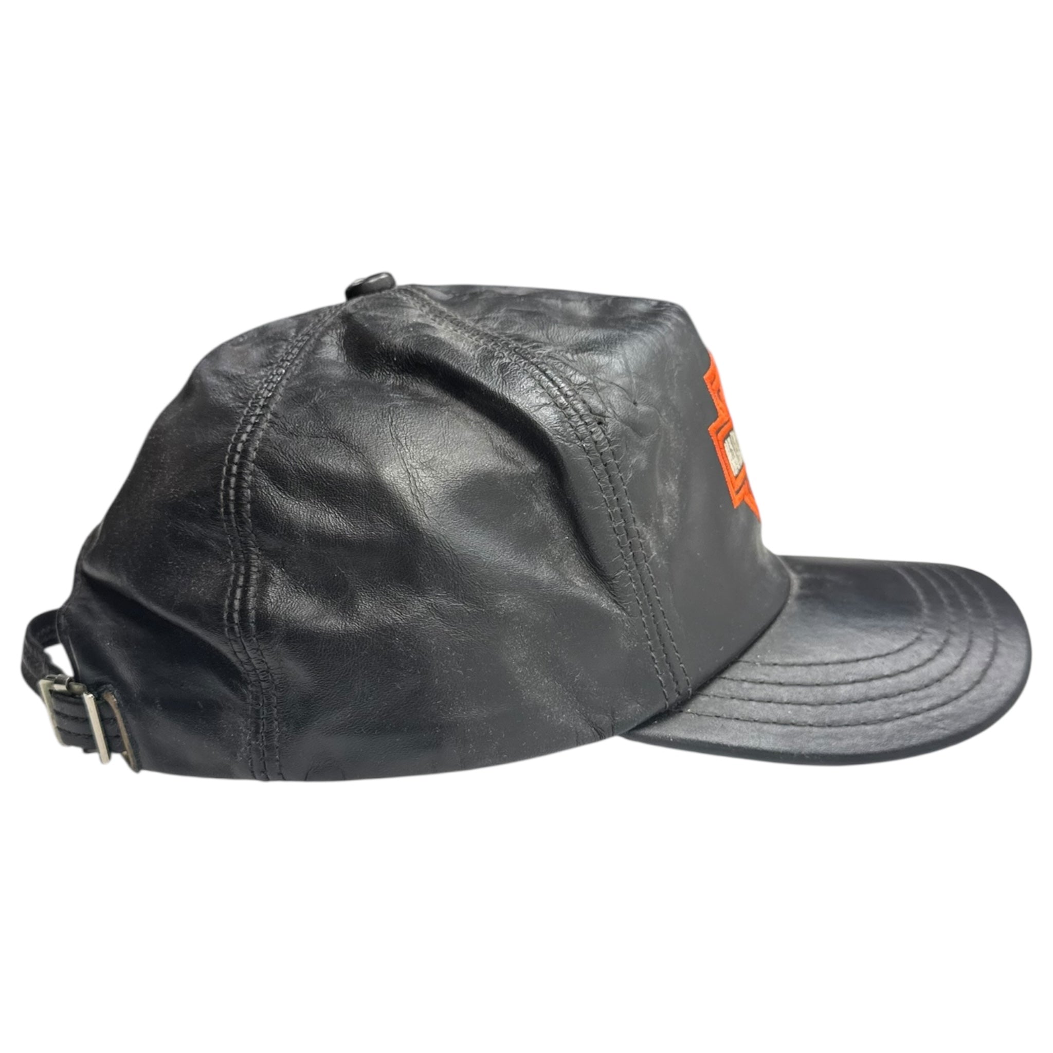 Vintage Harley Davidson Leather Hat