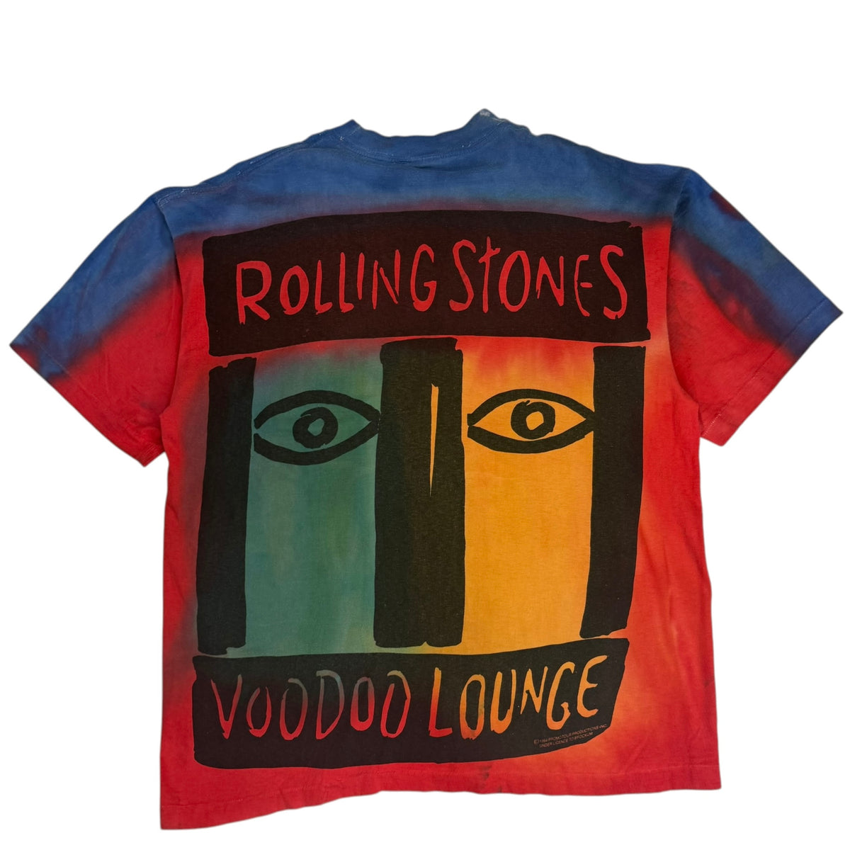 1994 The Rolling Stones Voodoo Lounge Tee Tie Dye