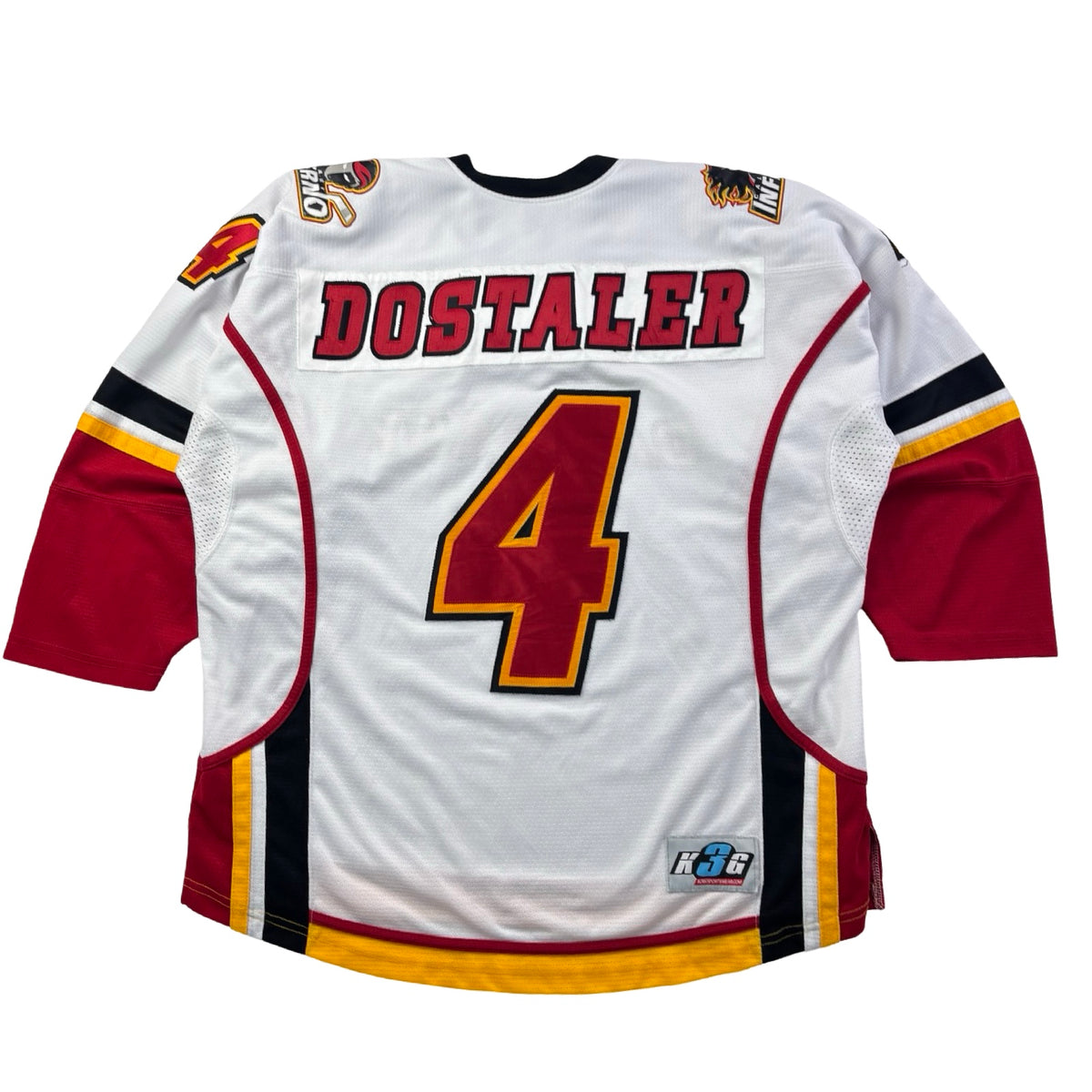Vintage Kobe Calgary Inferno Laura Dostaler CWHL Away Jersey