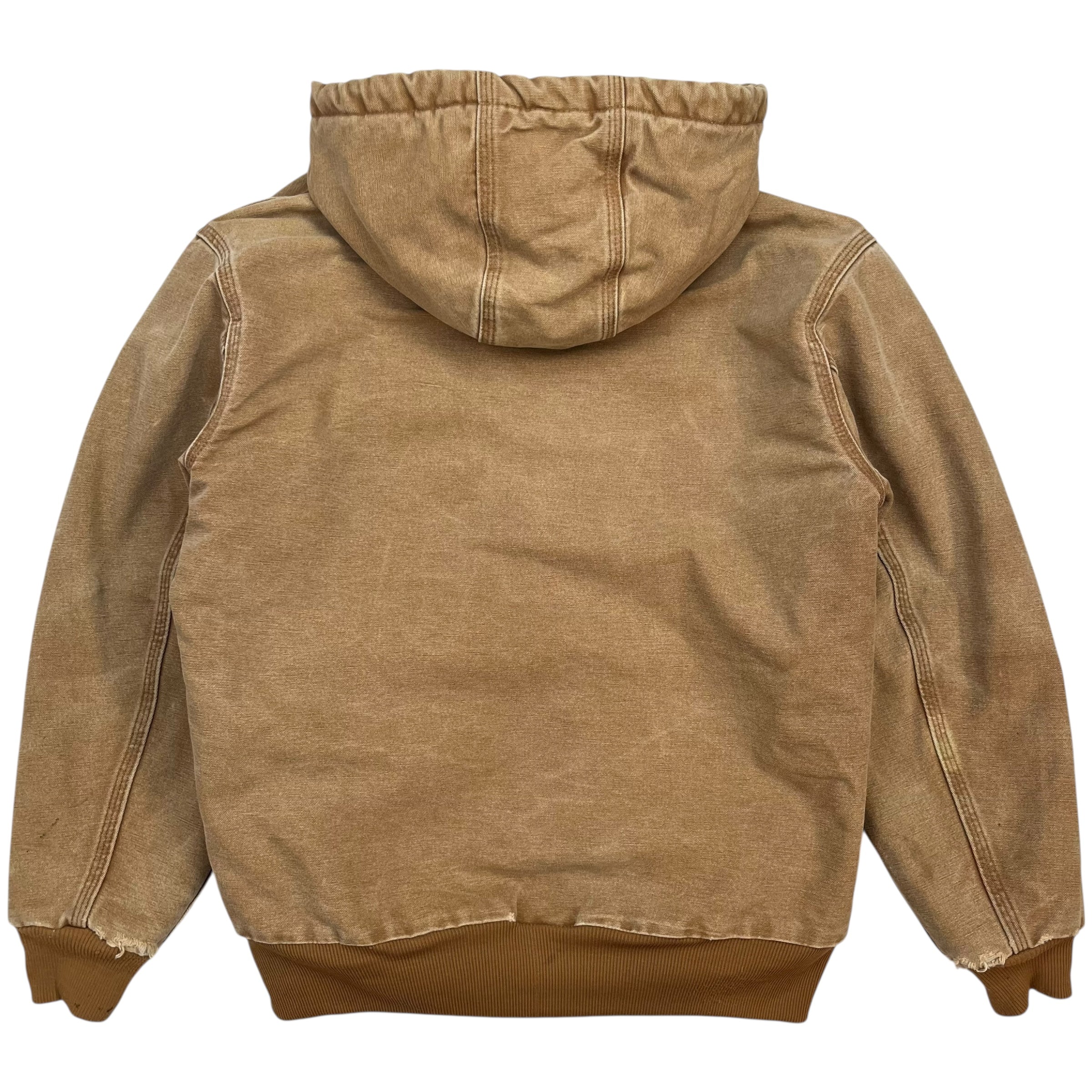 Vintage Carhartt Active Hooded Jacket Tan Brown