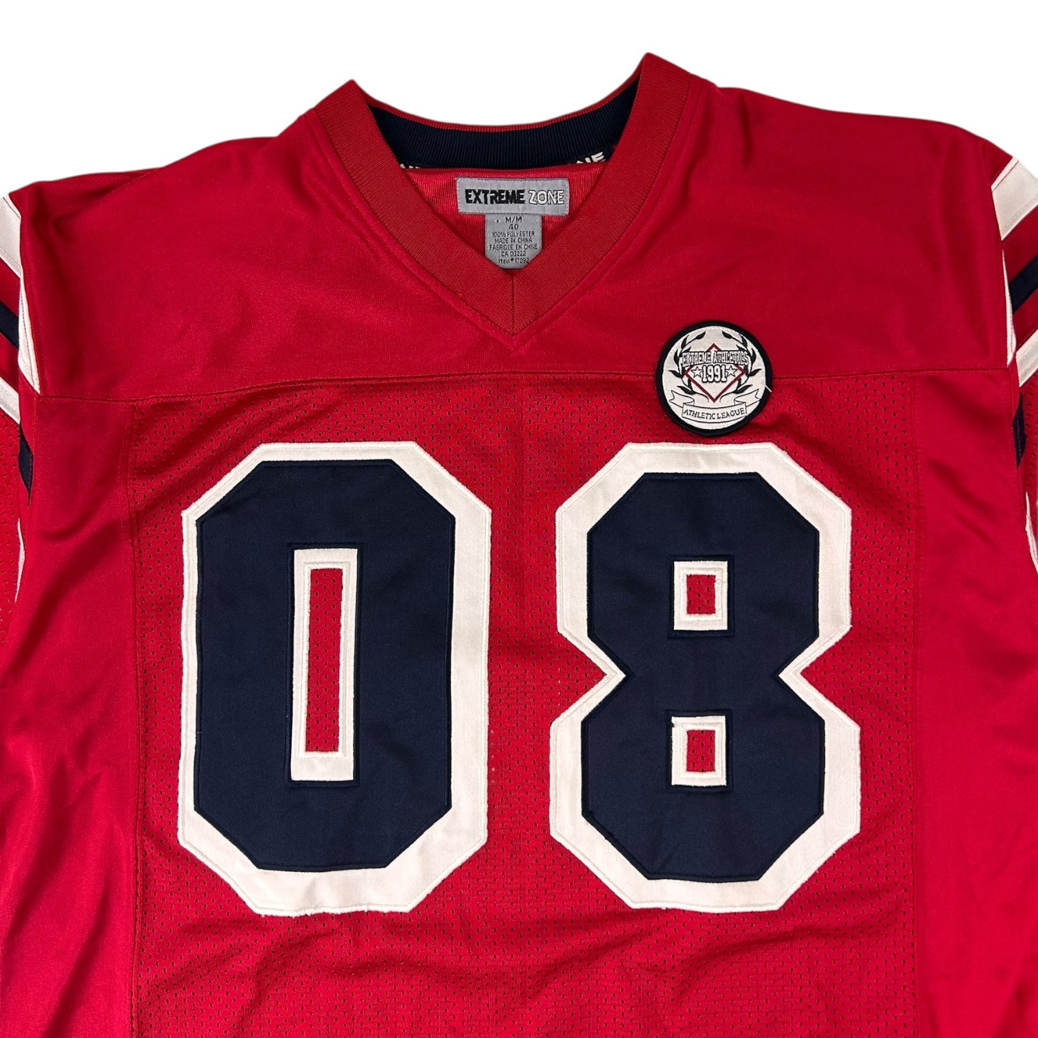 Vintage Extreme Zone Football Jersey Red