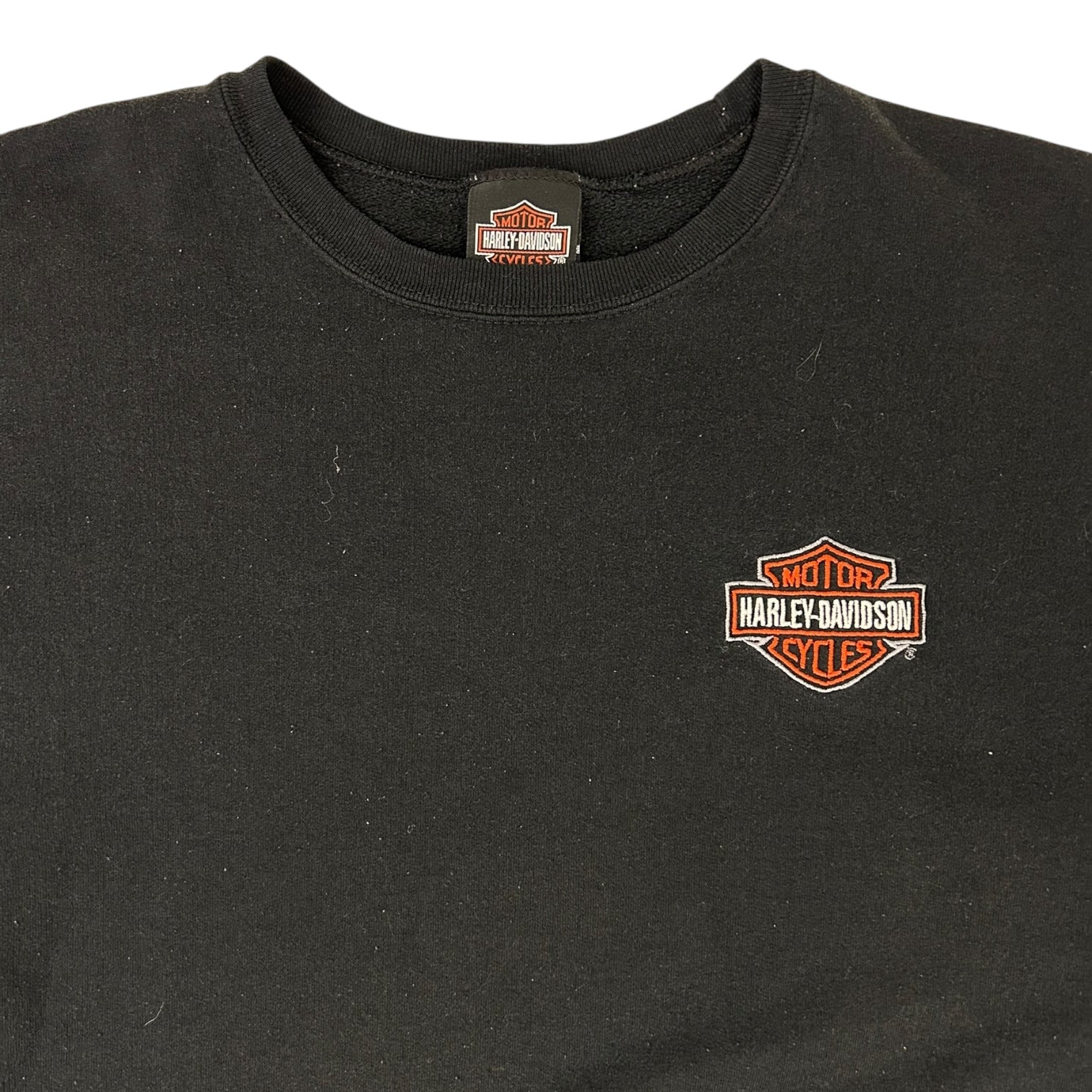 Vintage Harley Davidson El Paso Crewneck Black