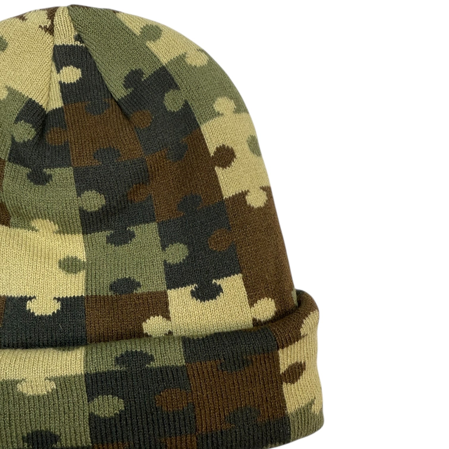 Dime Puzzle Fold Beanie Camo