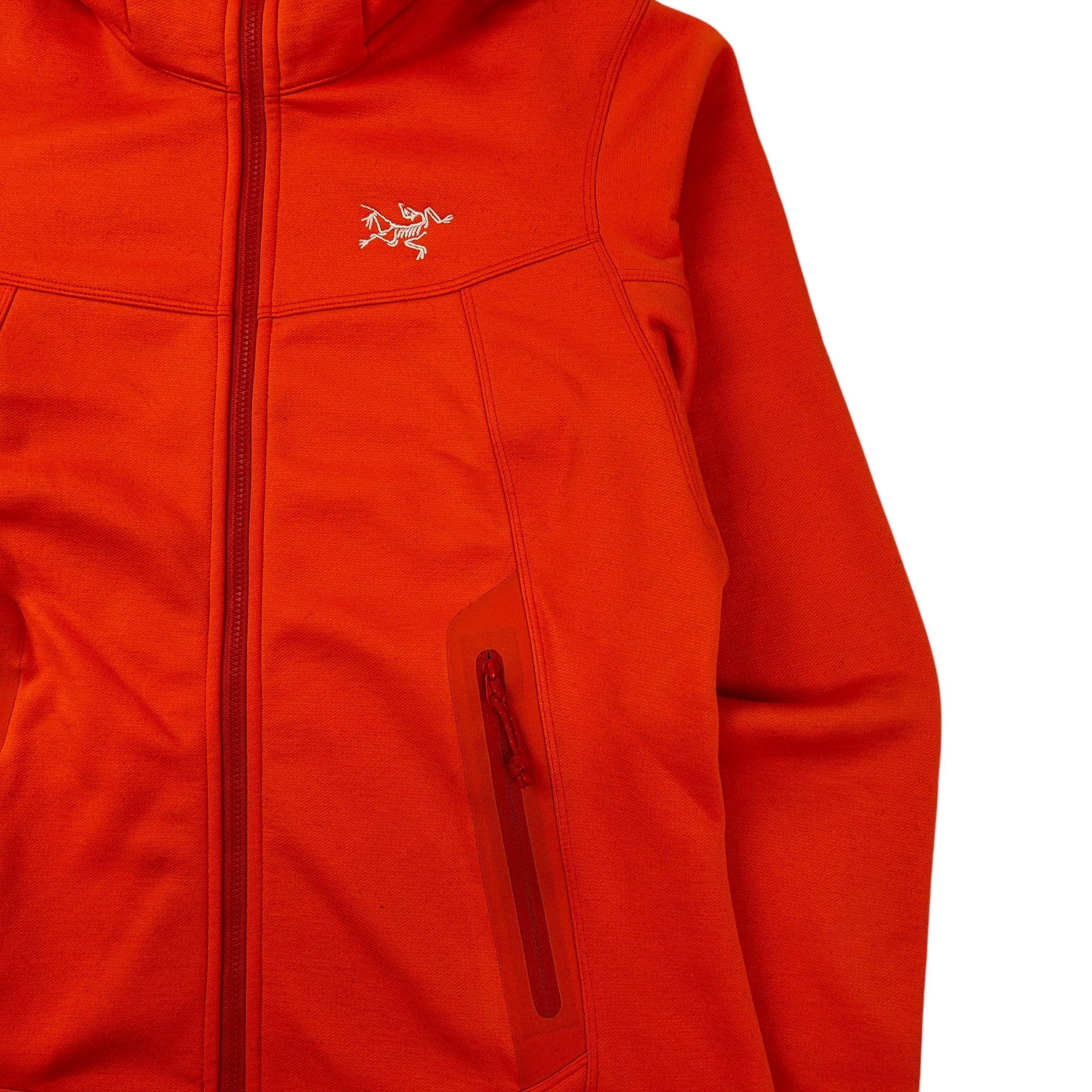 Arc'teryx Full Zip Fleece Hoodie Orange