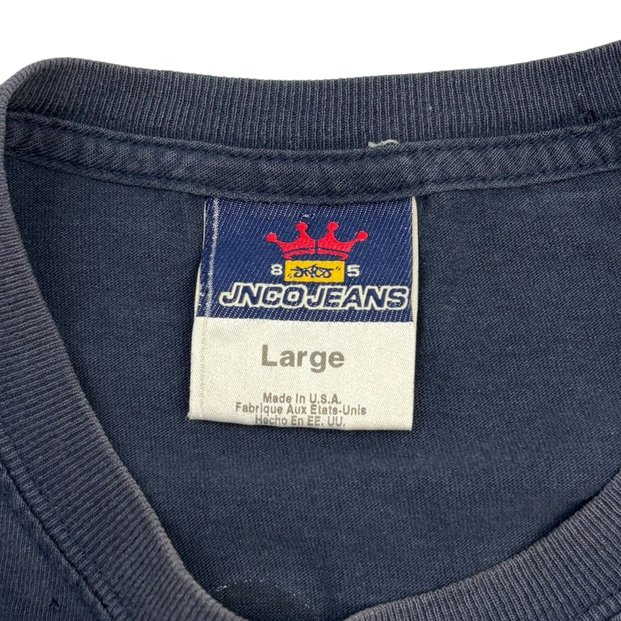 Vintage Y2K JNCO Jeans Twin Dragon Yin Yang Longsleeve T-Shirt